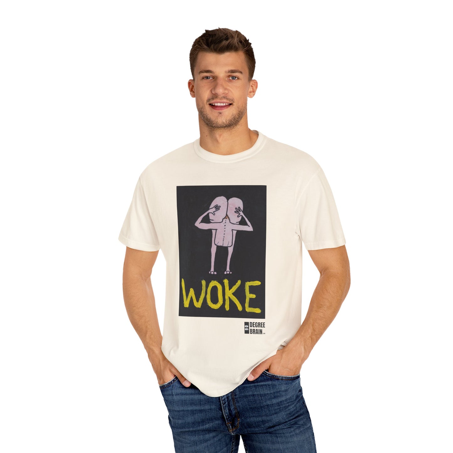 "Woke" Unisex Garment Dyed T-Shirt