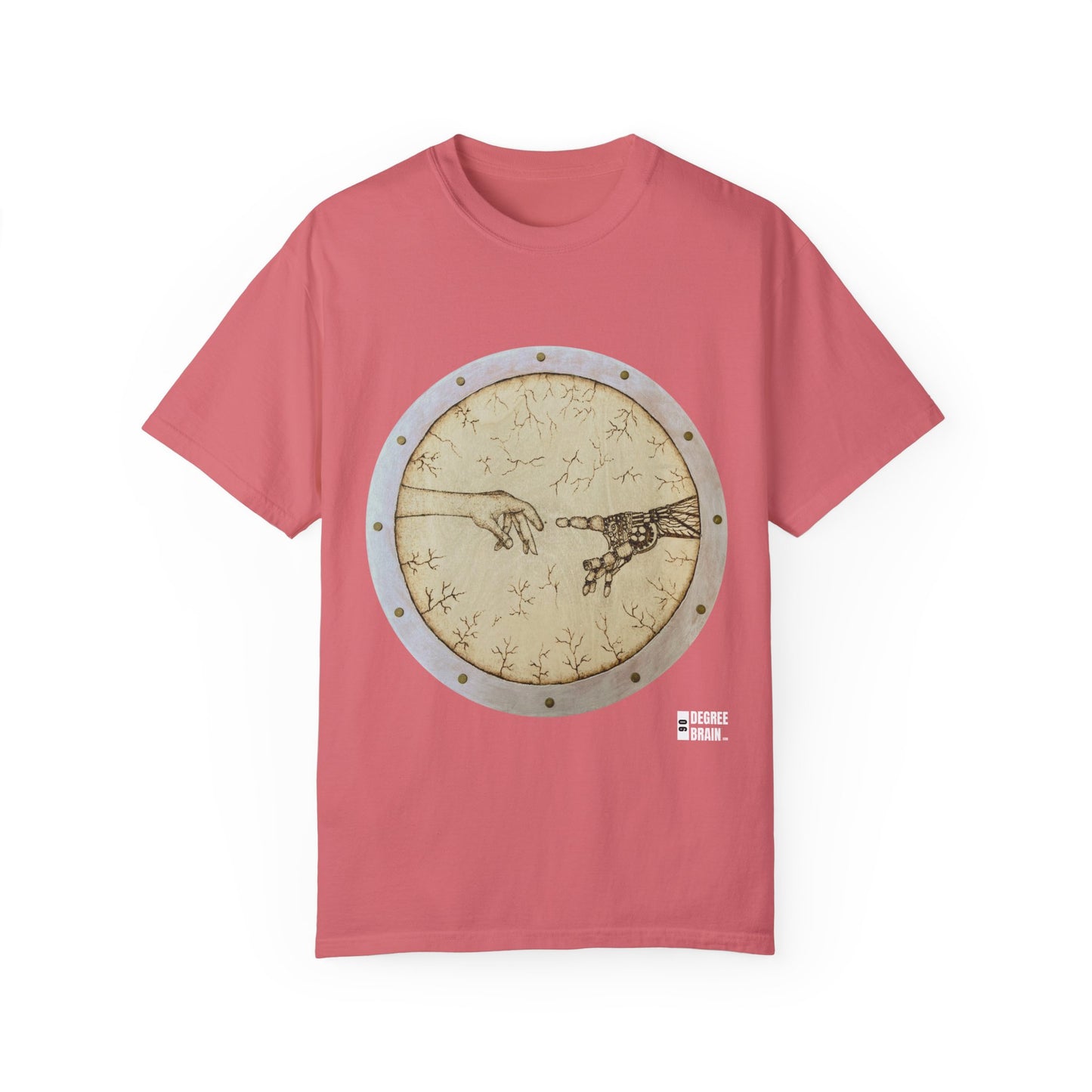 "Adam Creates Robot" Unisex Garment Dyed T-Shirt