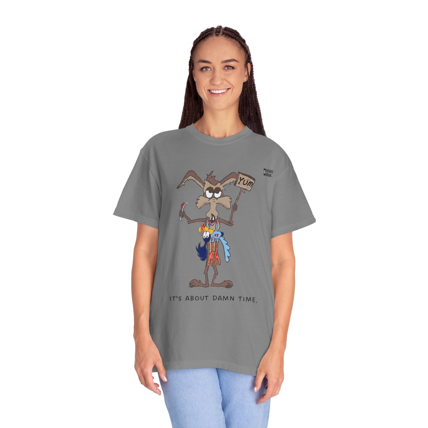 "It's About Damn Time" Unisex Garment-Dyed T-shirt