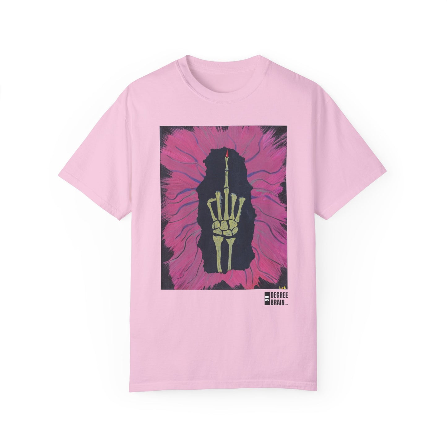 "Pink Bird" Unisex Garment Dyed T-Shirt