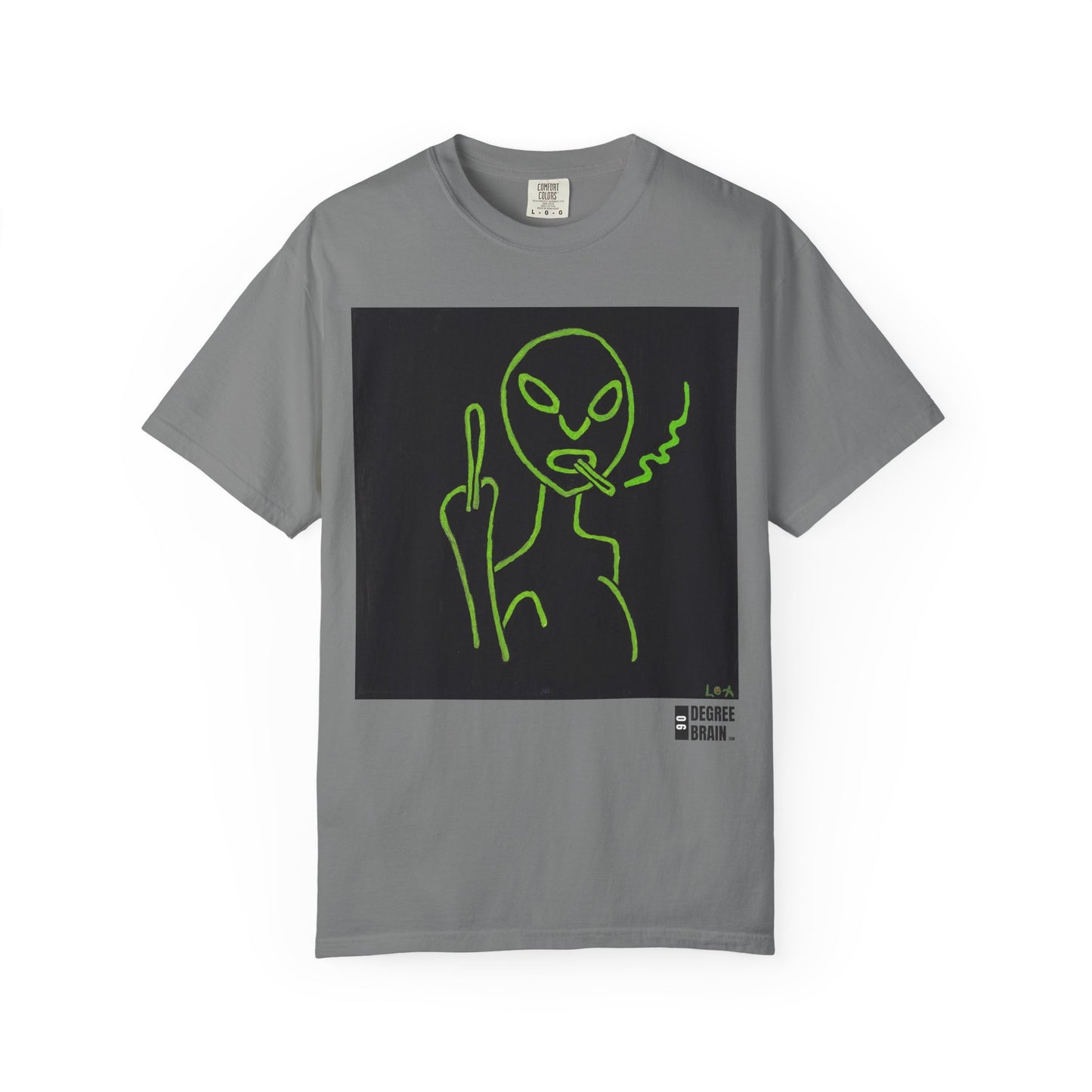 "Alien Attitude" Unisex Garment Dyed T-Shirt
