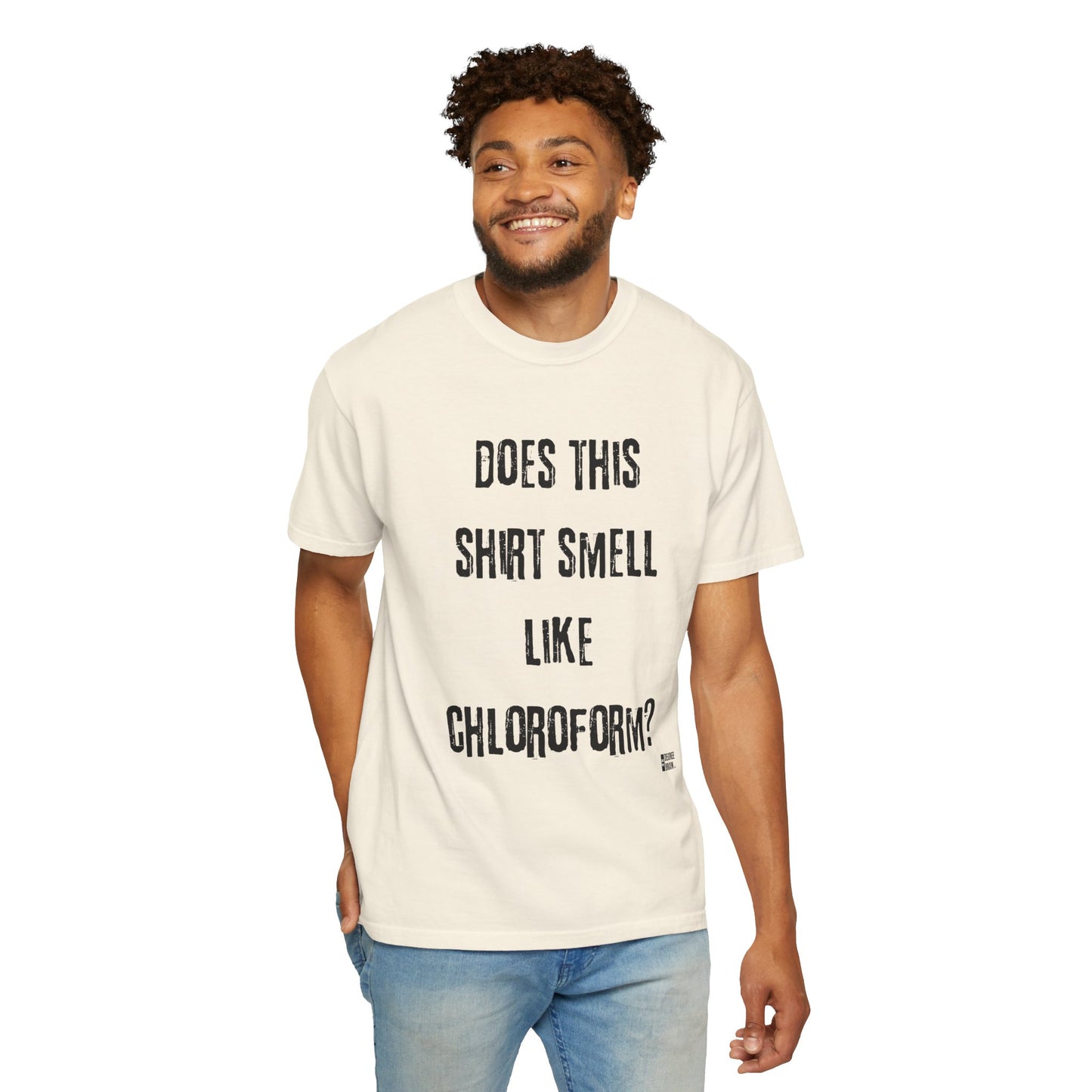 "Chloroform" Unisex Garment-Dyed T-shirt