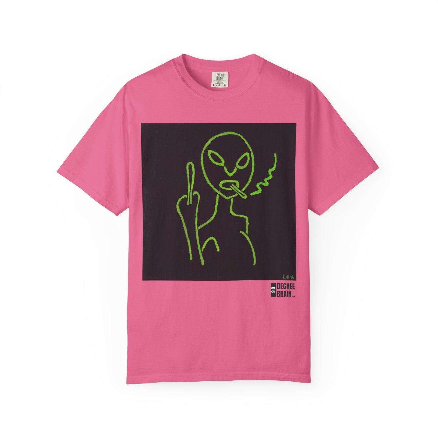 "Alien Attitude" Unisex Garment Dyed T-Shirt