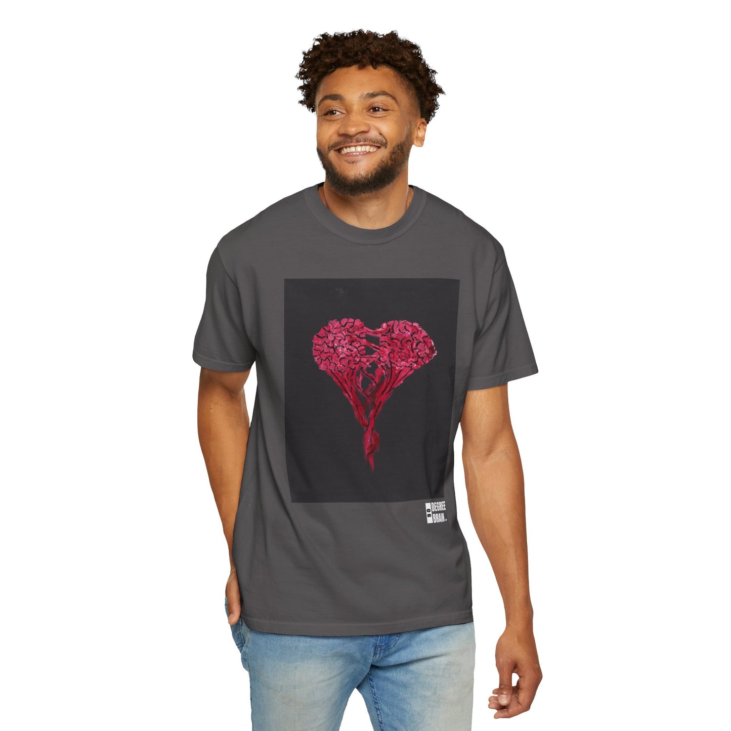 "Broken Heart" Unisex Garment Dyed T-Shirt