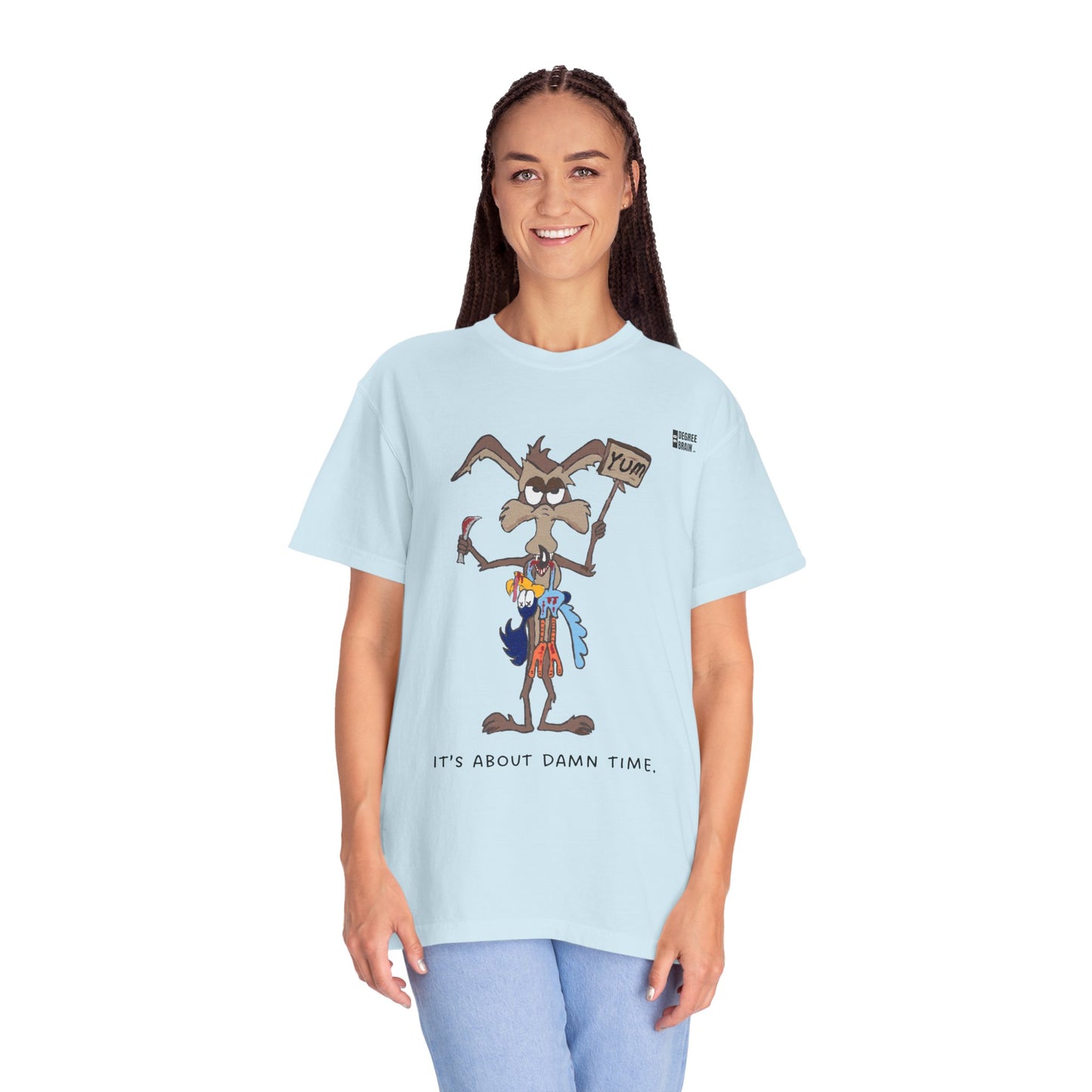 "It's About Damn Time" Unisex Garment-Dyed T-shirt