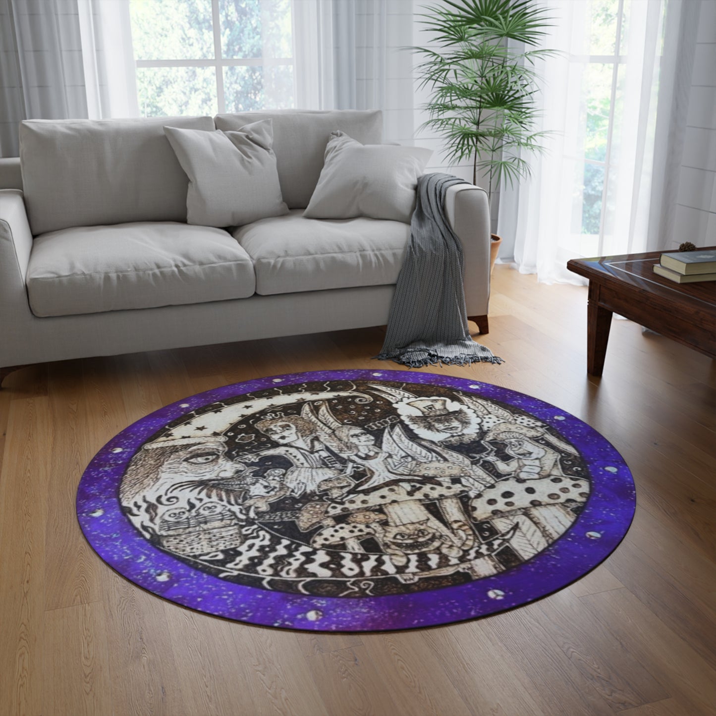 "Alice Trippin' Ball" Rug