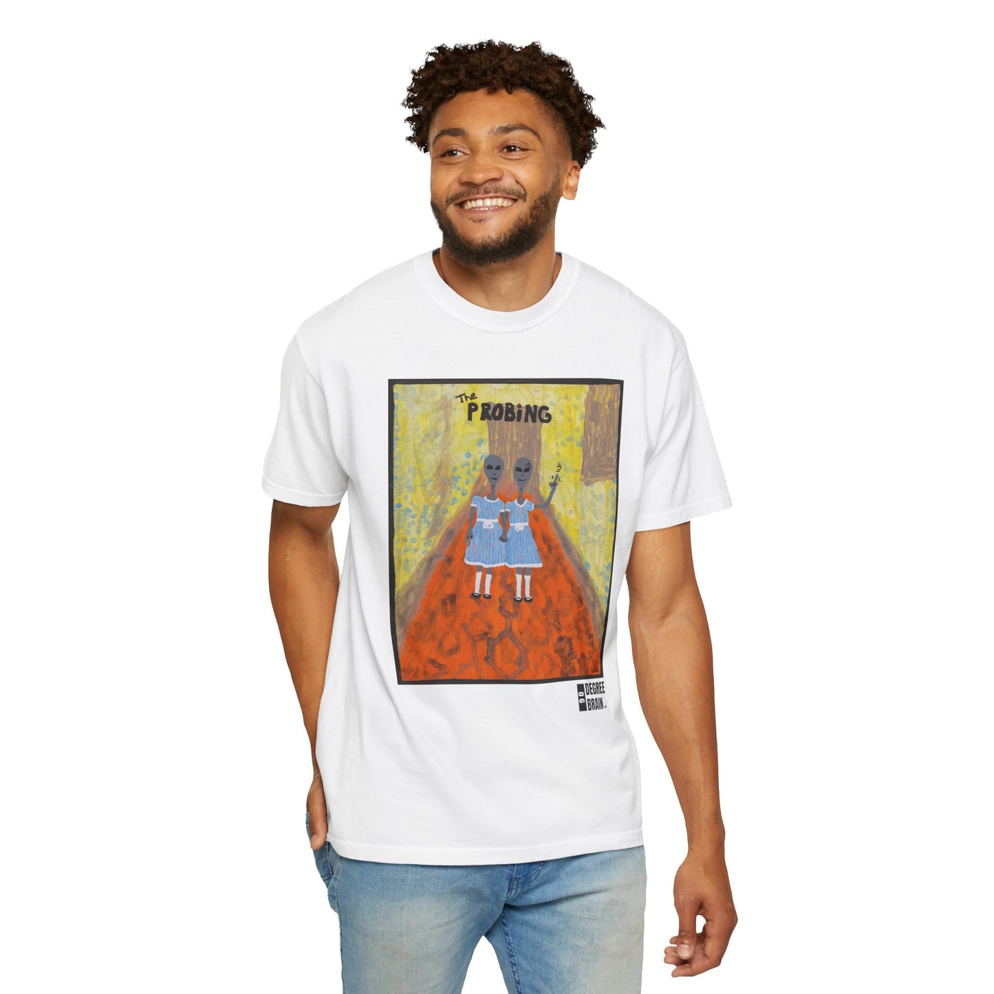 "The Probing" Unisex Garment-Dyed T-shirt