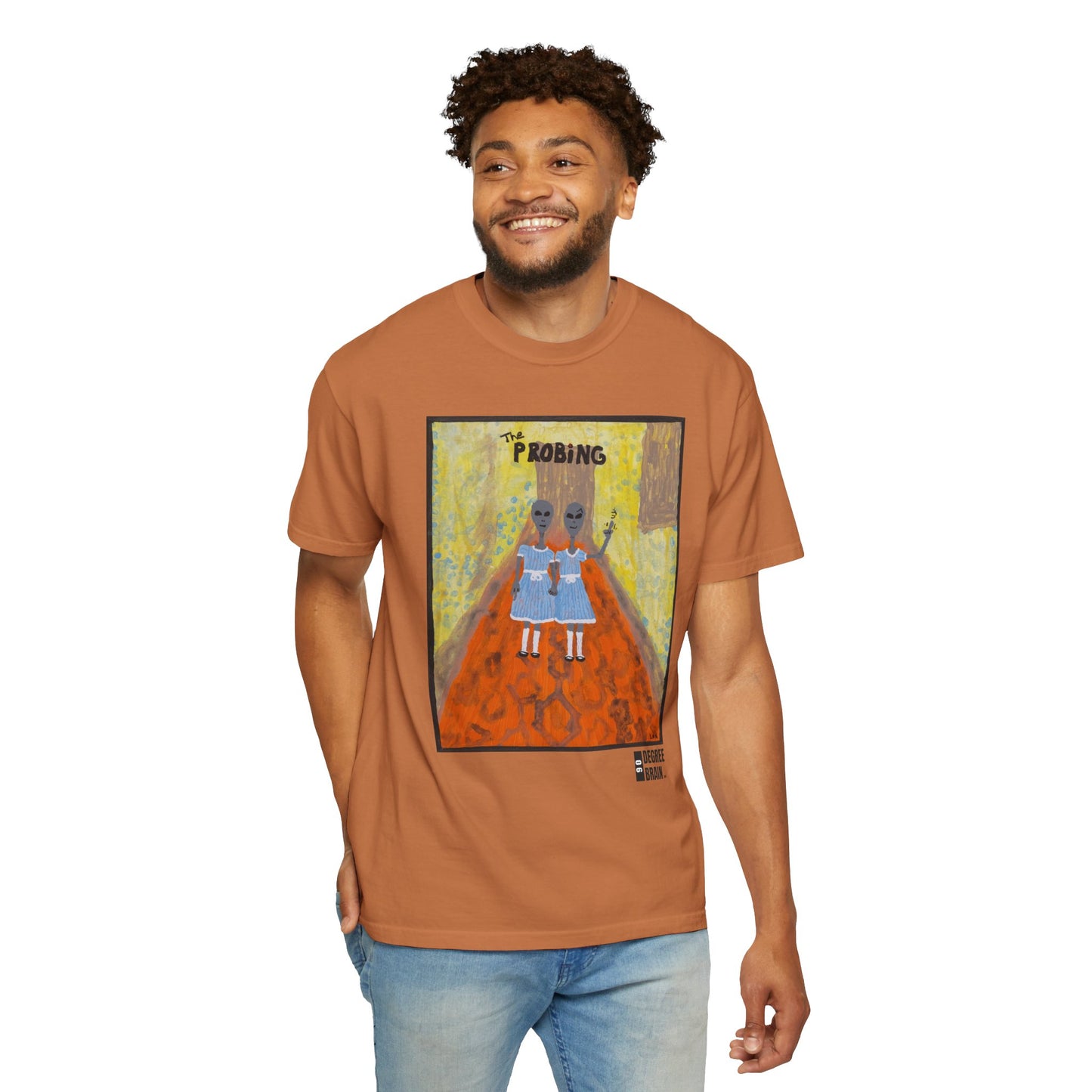 "The Probing" Unisex Garment-Dyed T-shirt