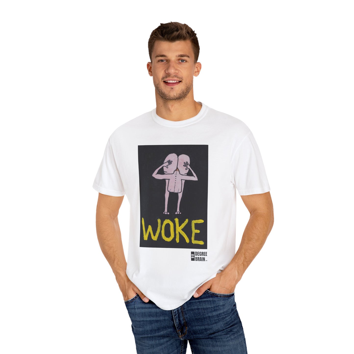 "Woke" Unisex Garment Dyed T-Shirt