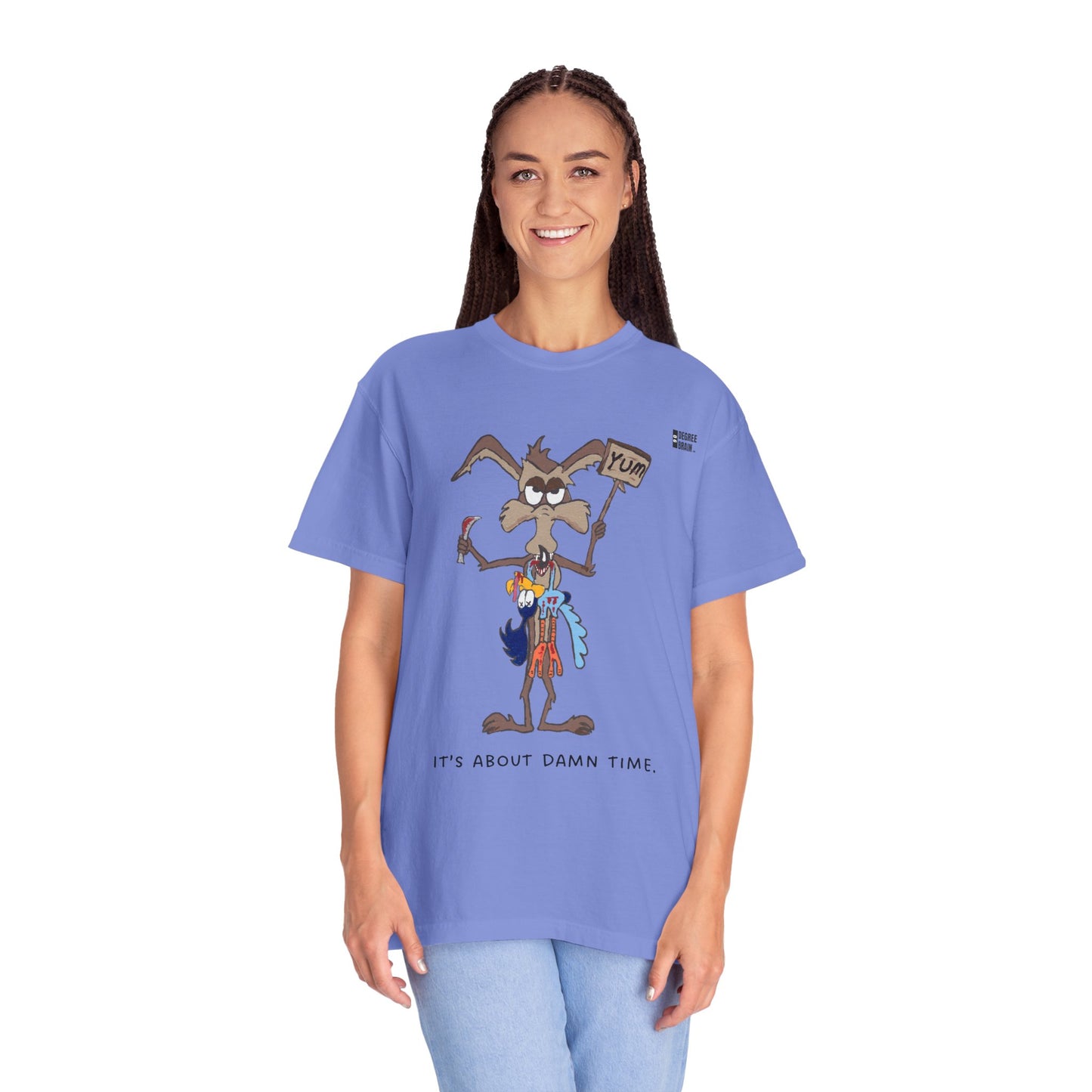 "It's About Damn Time" Unisex Garment-Dyed T-shirt