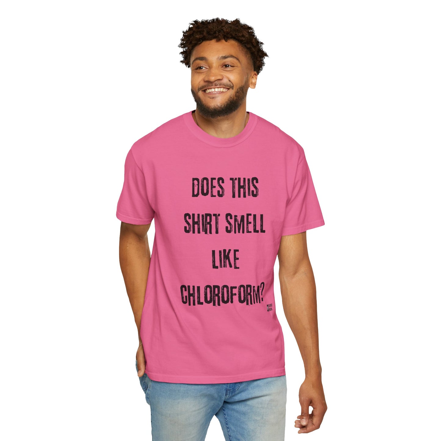 "Chloroform" Unisex Garment-Dyed T-shirt