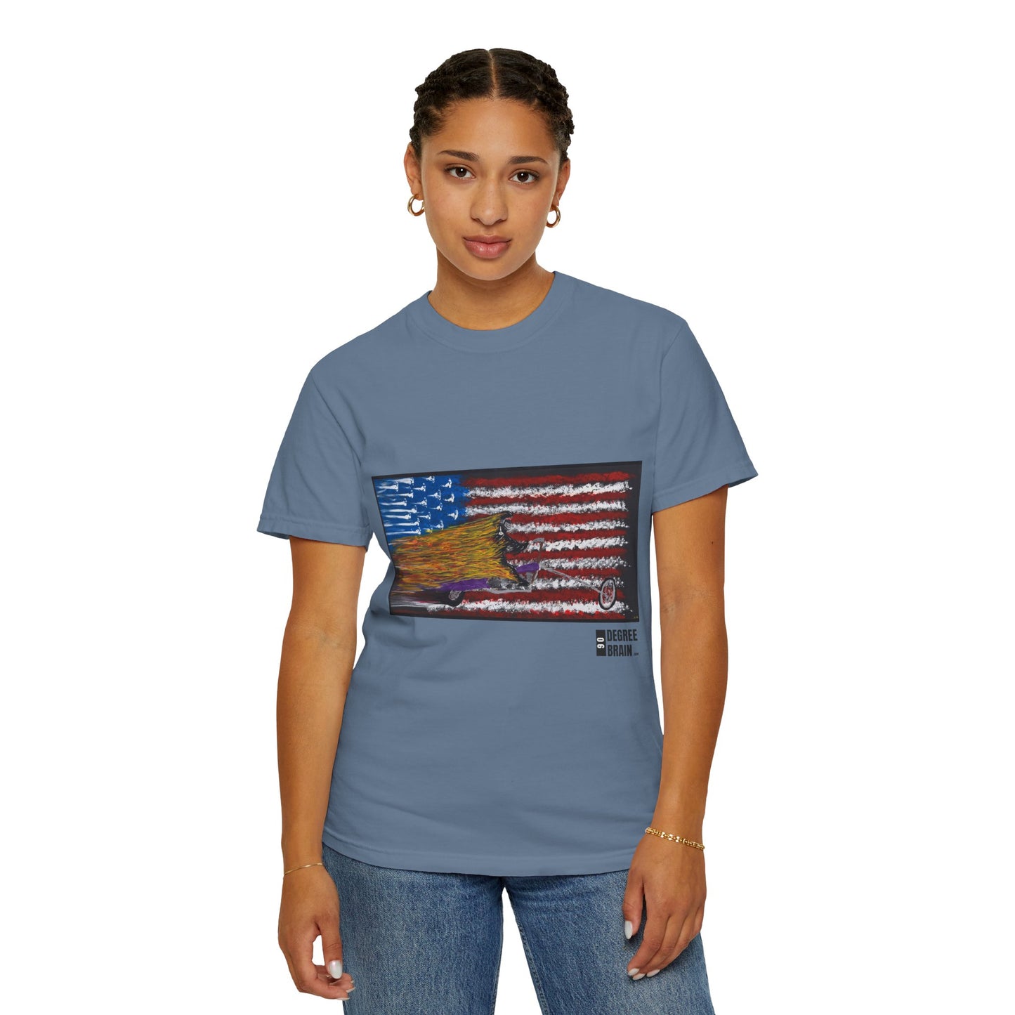 "America, F**k Yeah!" Unisex Garment Dyed T-Shirt