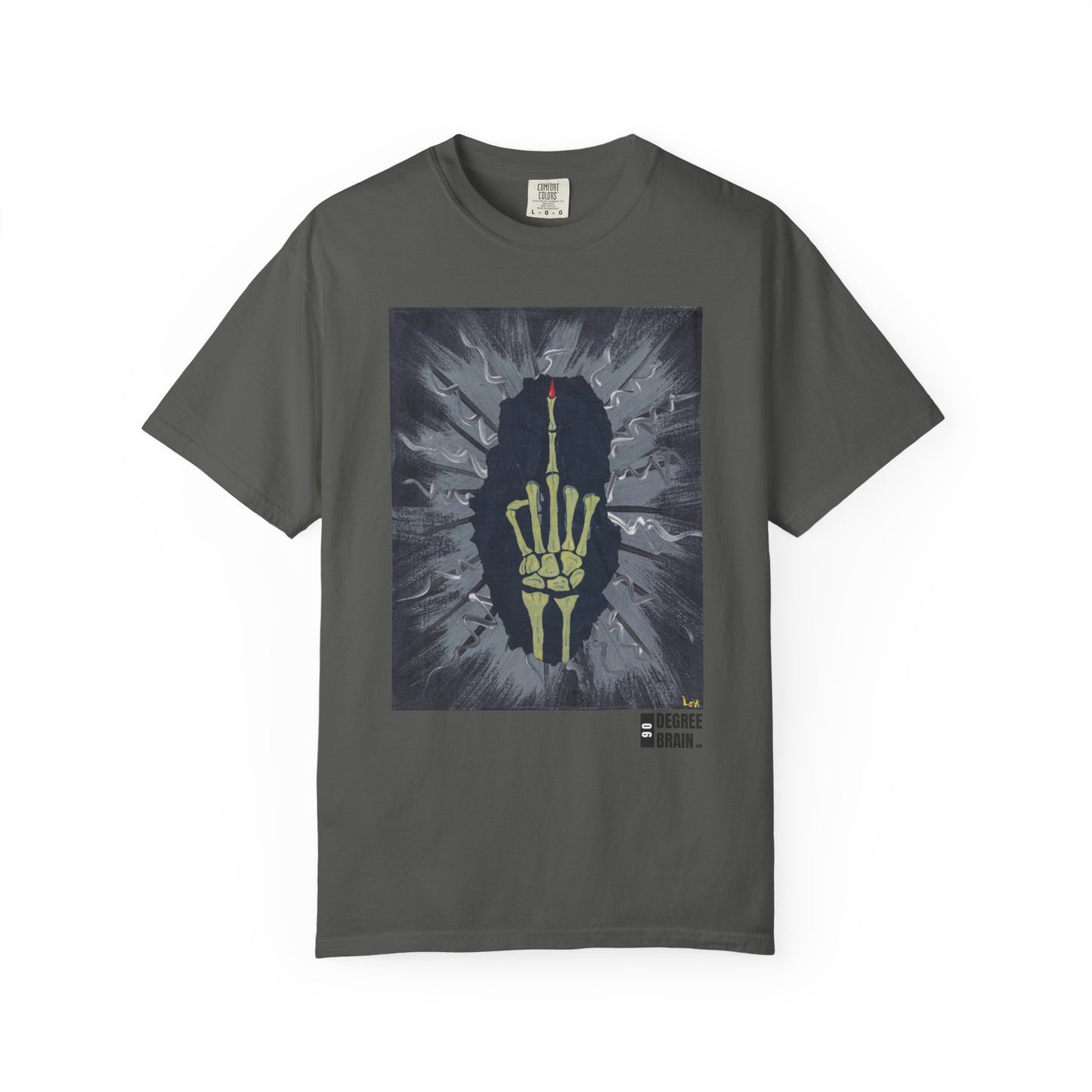 "Gray Bird" Unisex Garment Dyed T-Shirt