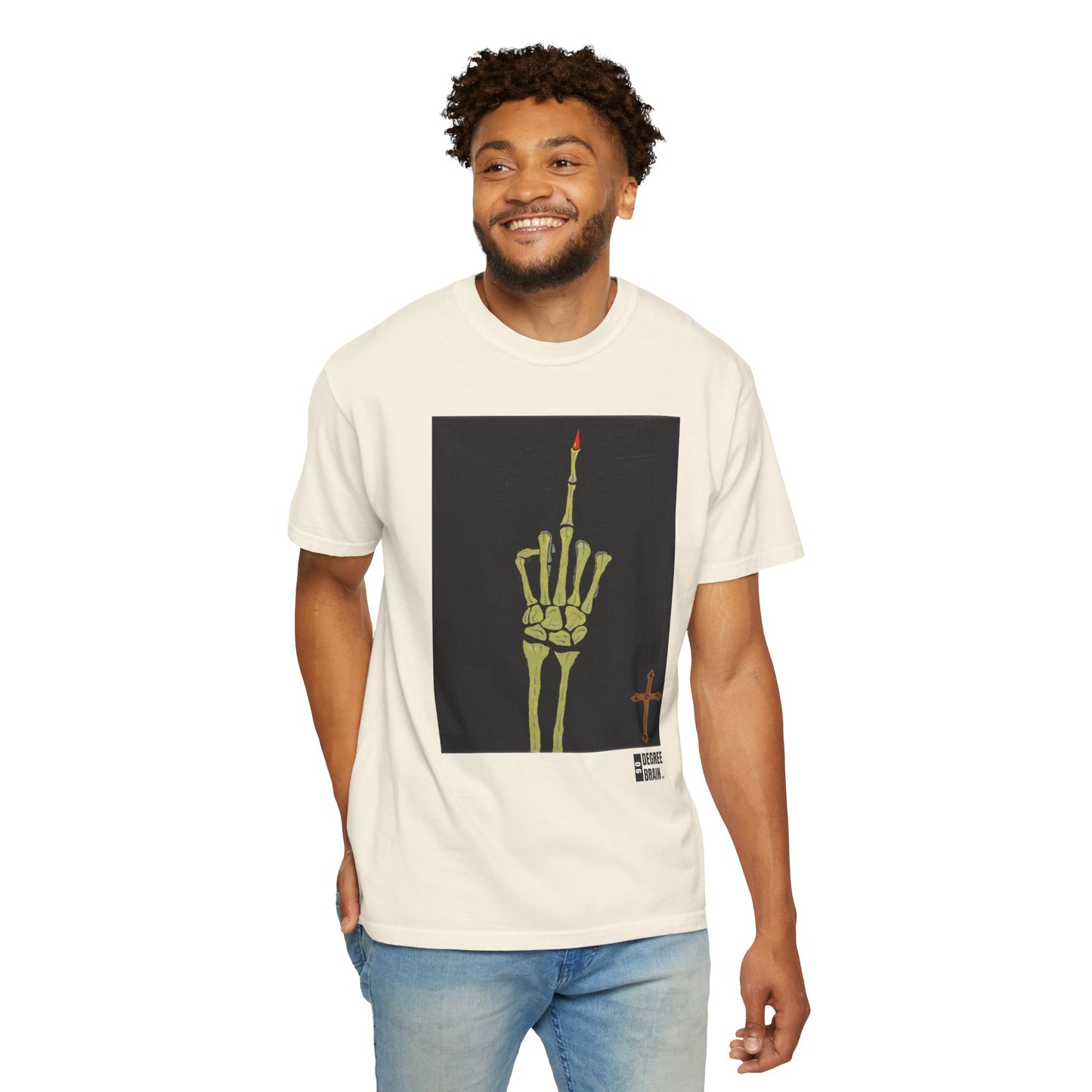 "Bird Cross" Unisex Garment Dyed T-Shirt