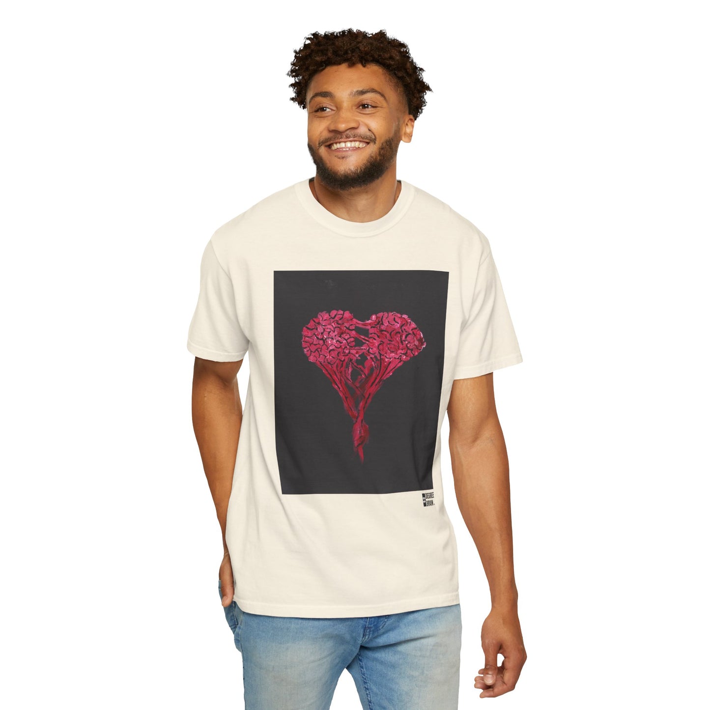 "Broken Heart" Unisex Garment Dyed T-Shirt