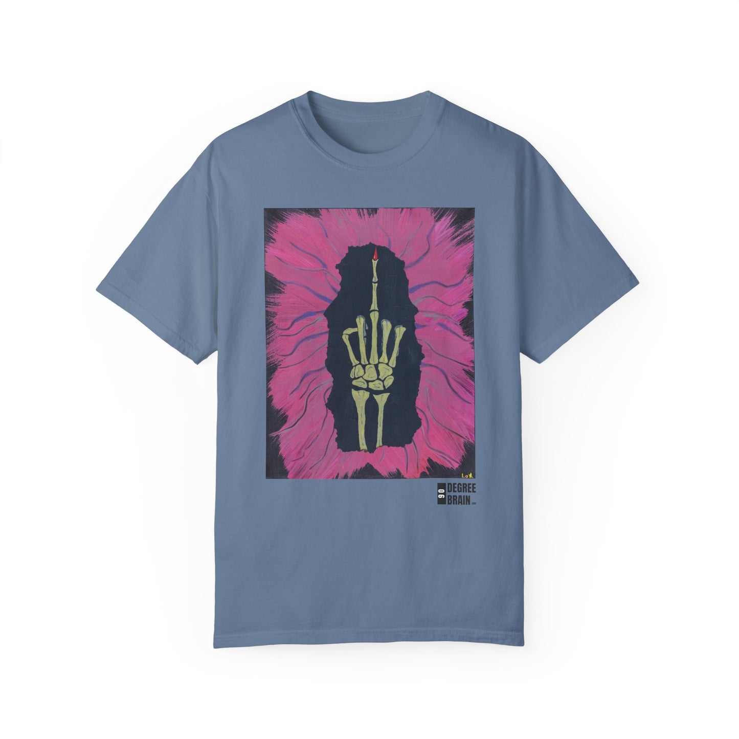 "Pink Bird" Unisex Garment Dyed T-Shirt