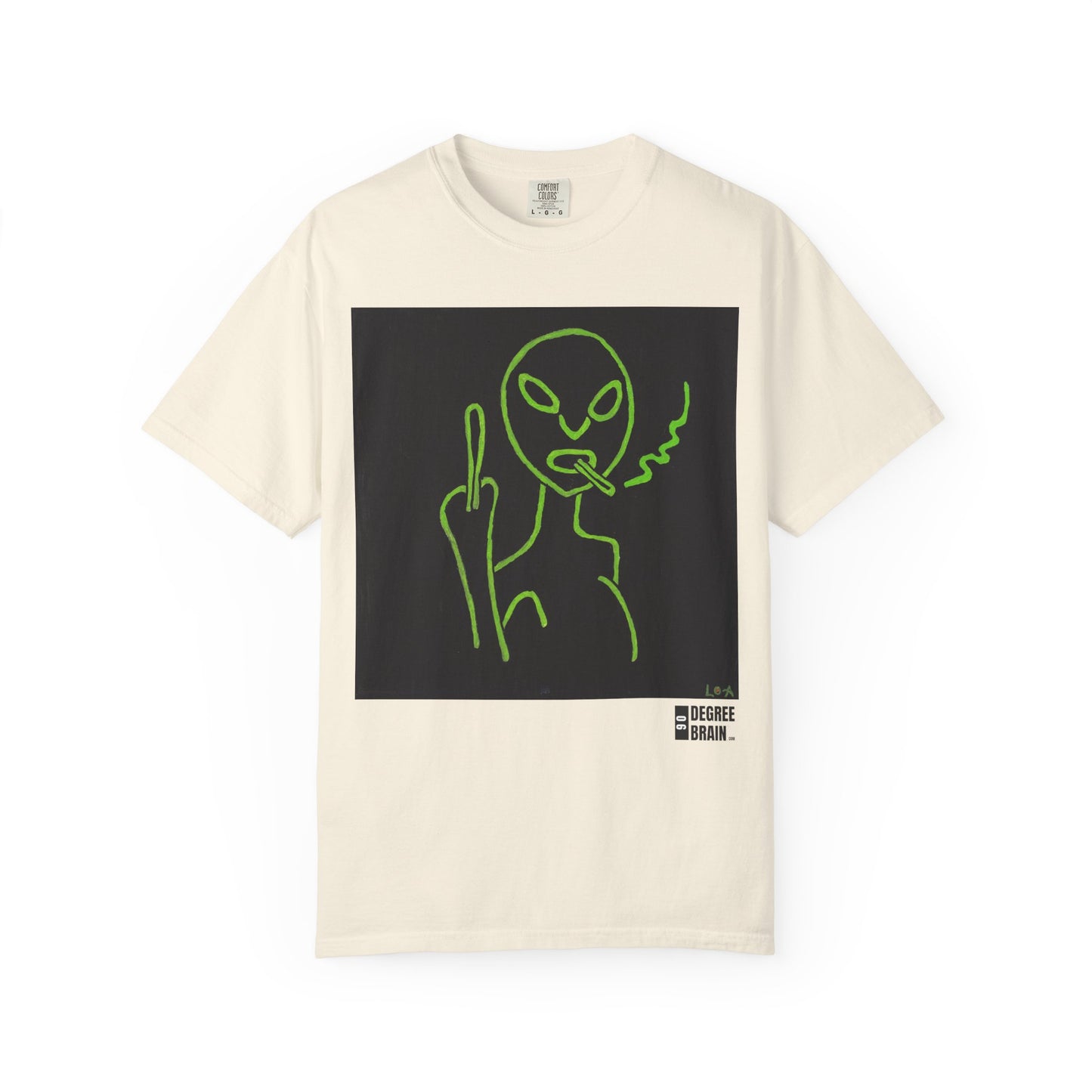 "Alien Attitude" Unisex Garment Dyed T-Shirt