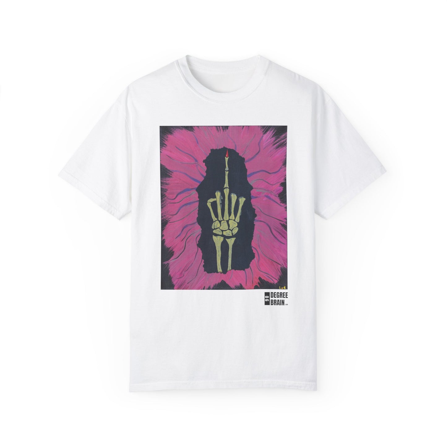 "Pink Bird" Unisex Garment Dyed T-Shirt