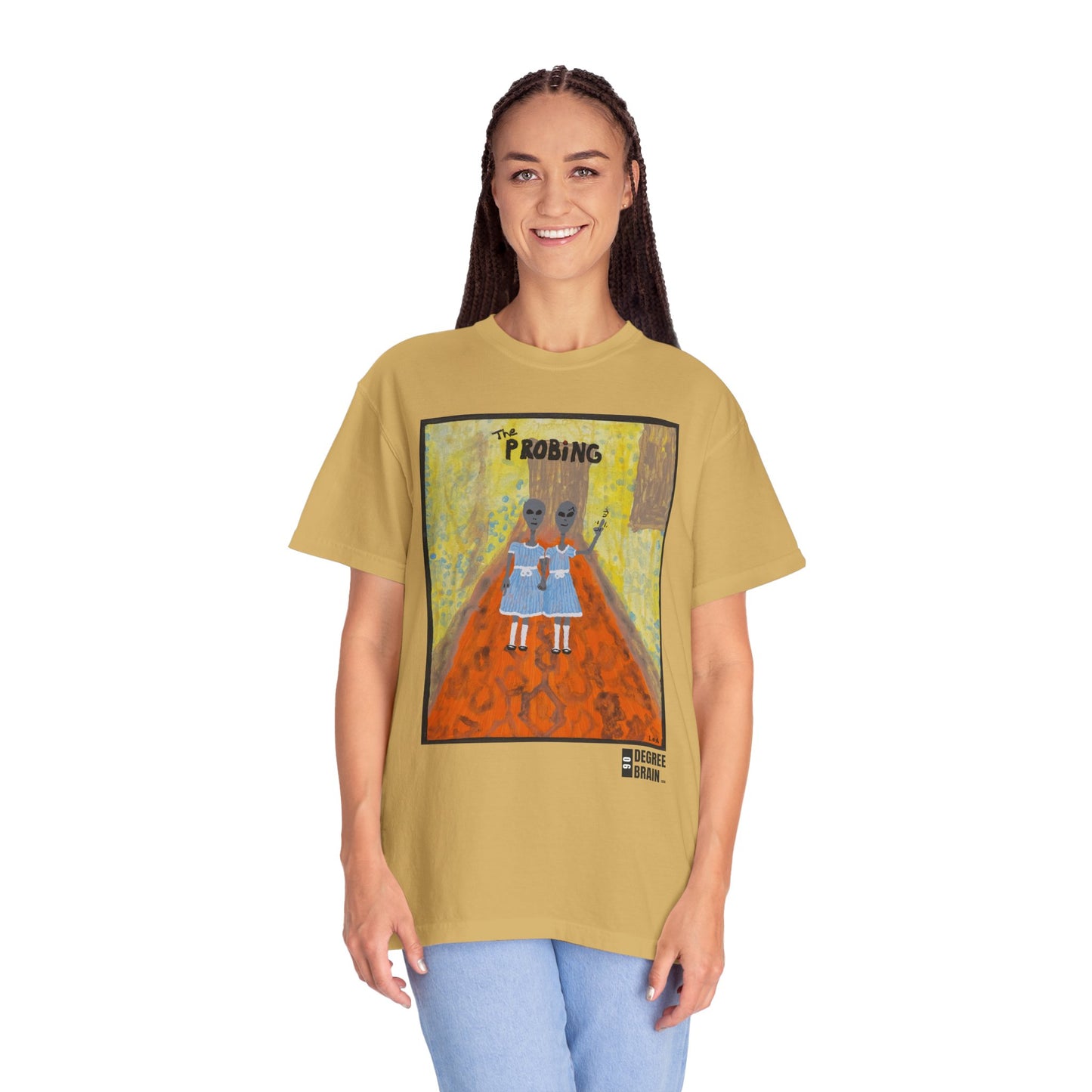 "The Probing" Unisex Garment-Dyed T-shirt