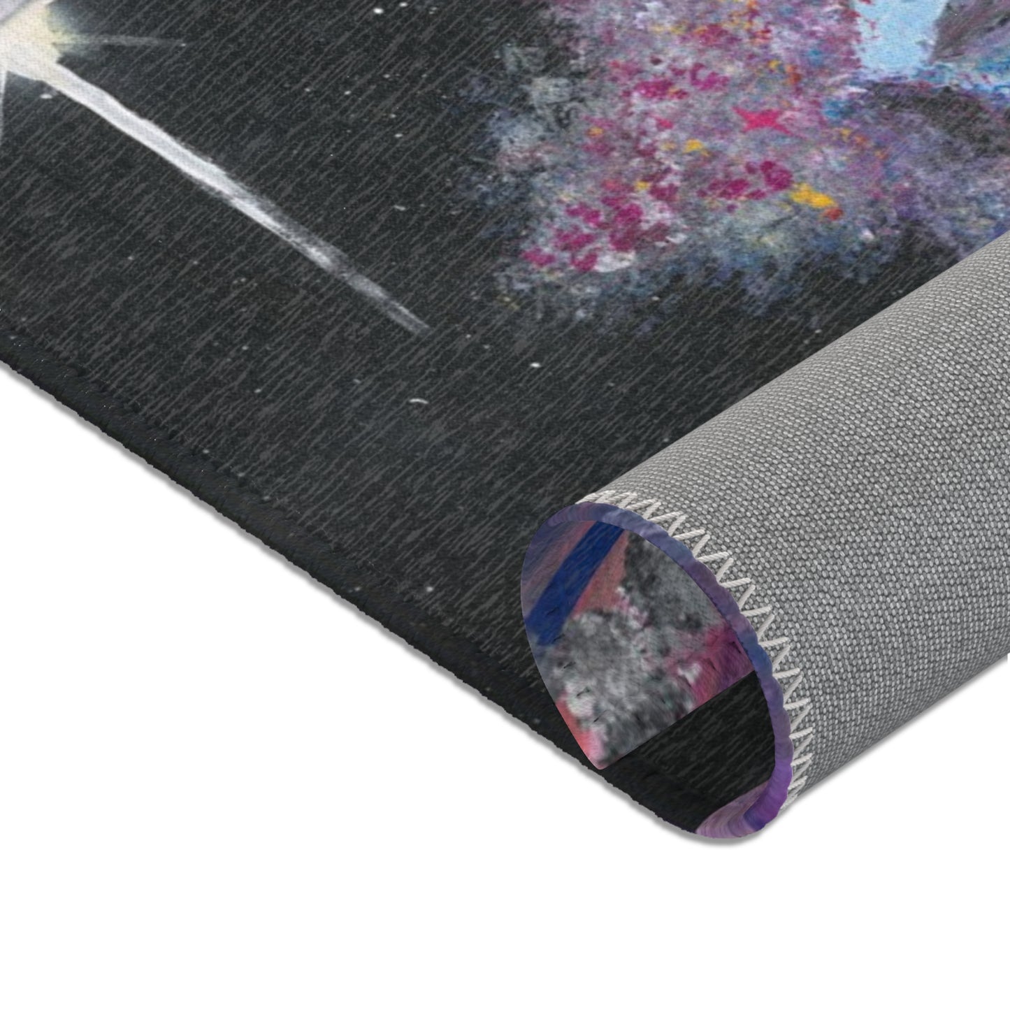 Elven Nebula Cosmic Area Rug
