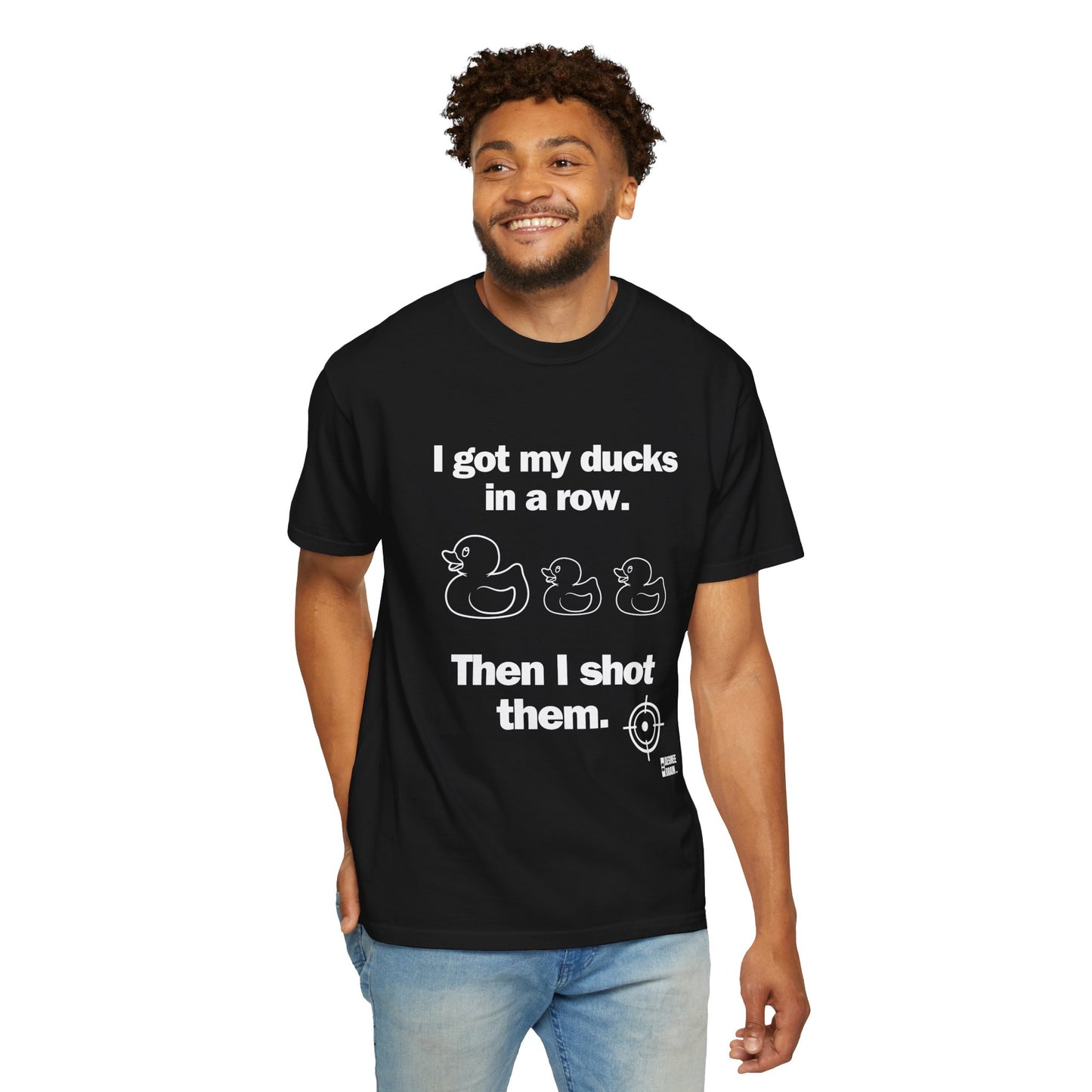 "Ducks in a Row" Unisex Garment-Dyed T-shirt