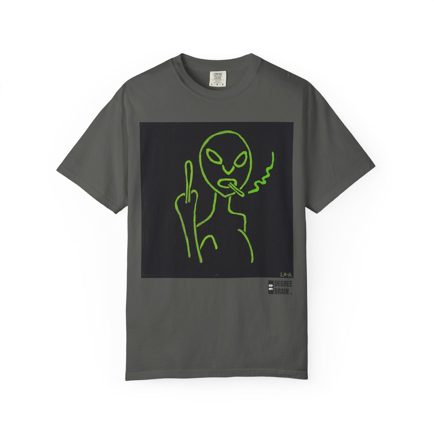 "Alien Attitude" Unisex Garment Dyed T-Shirt