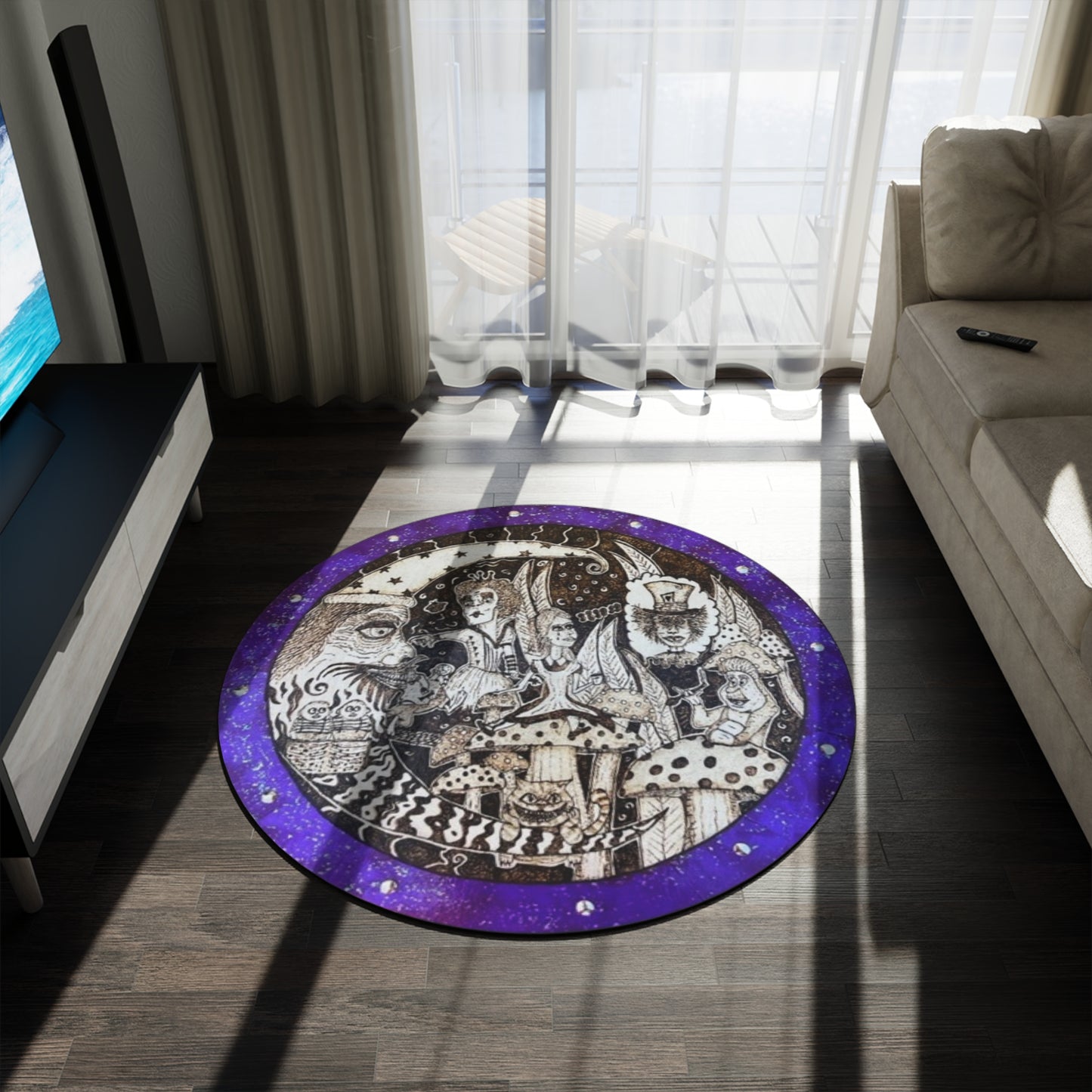 "Alice Trippin' Ball" Rug