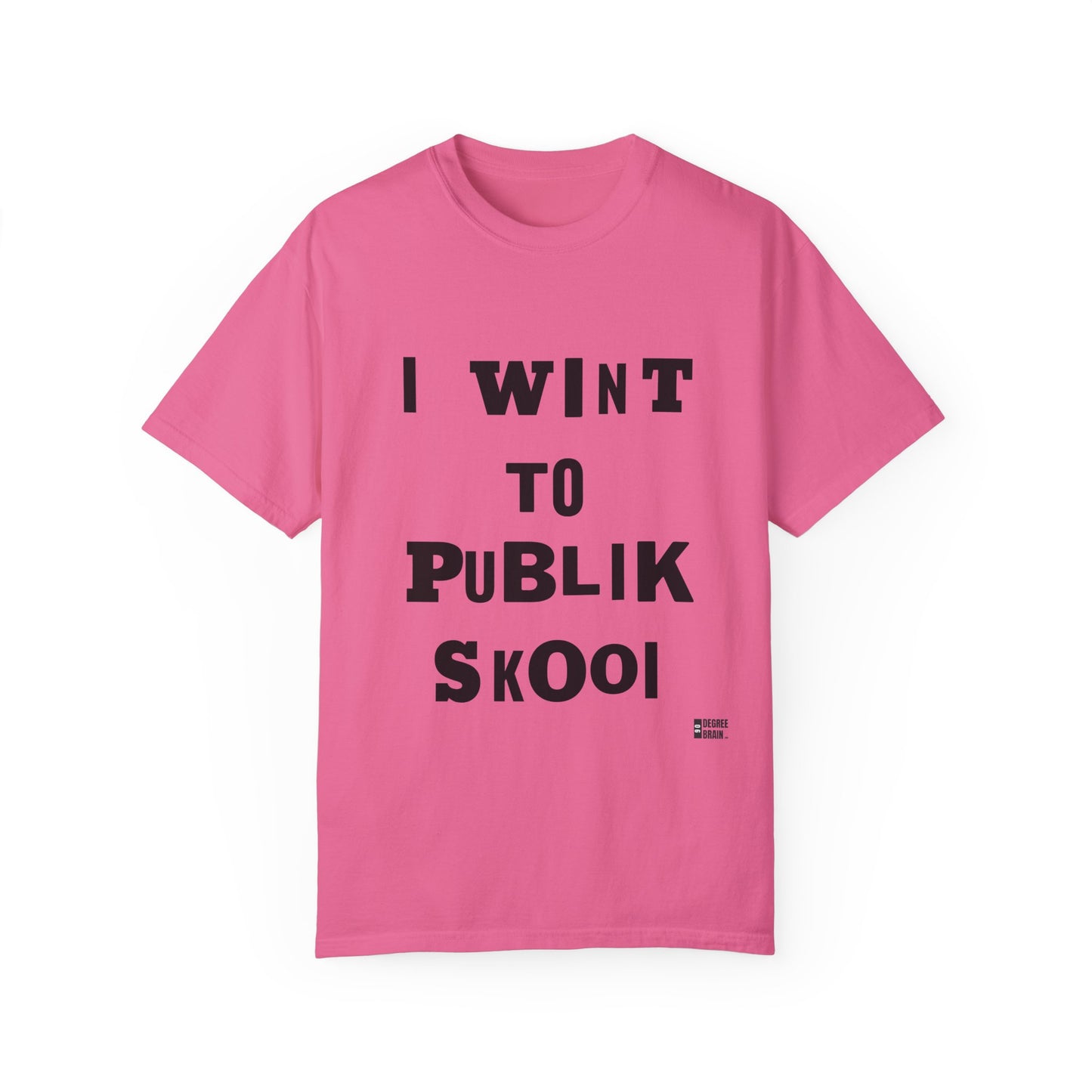 "Publik Skool" Unisex Garment-Dyed T-shirt