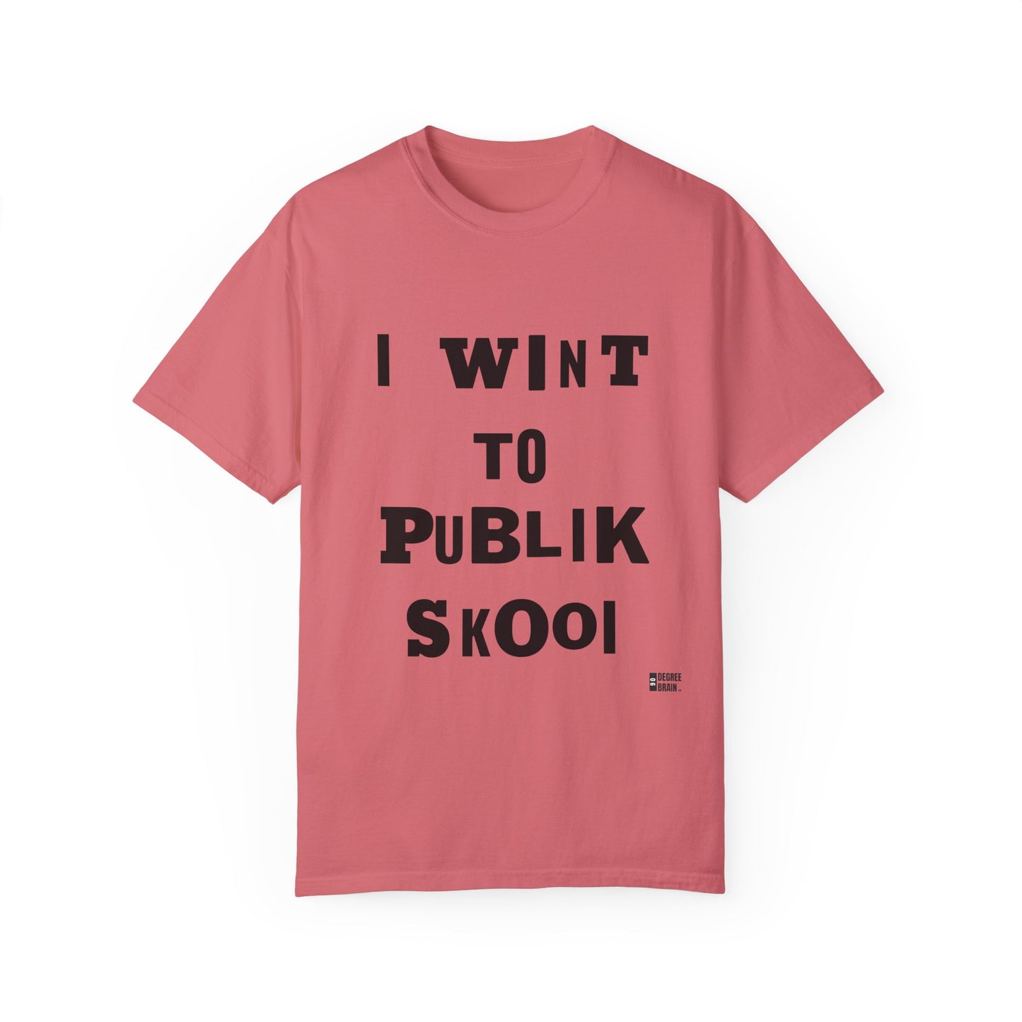 "Publik Skool" Unisex Garment-Dyed T-shirt