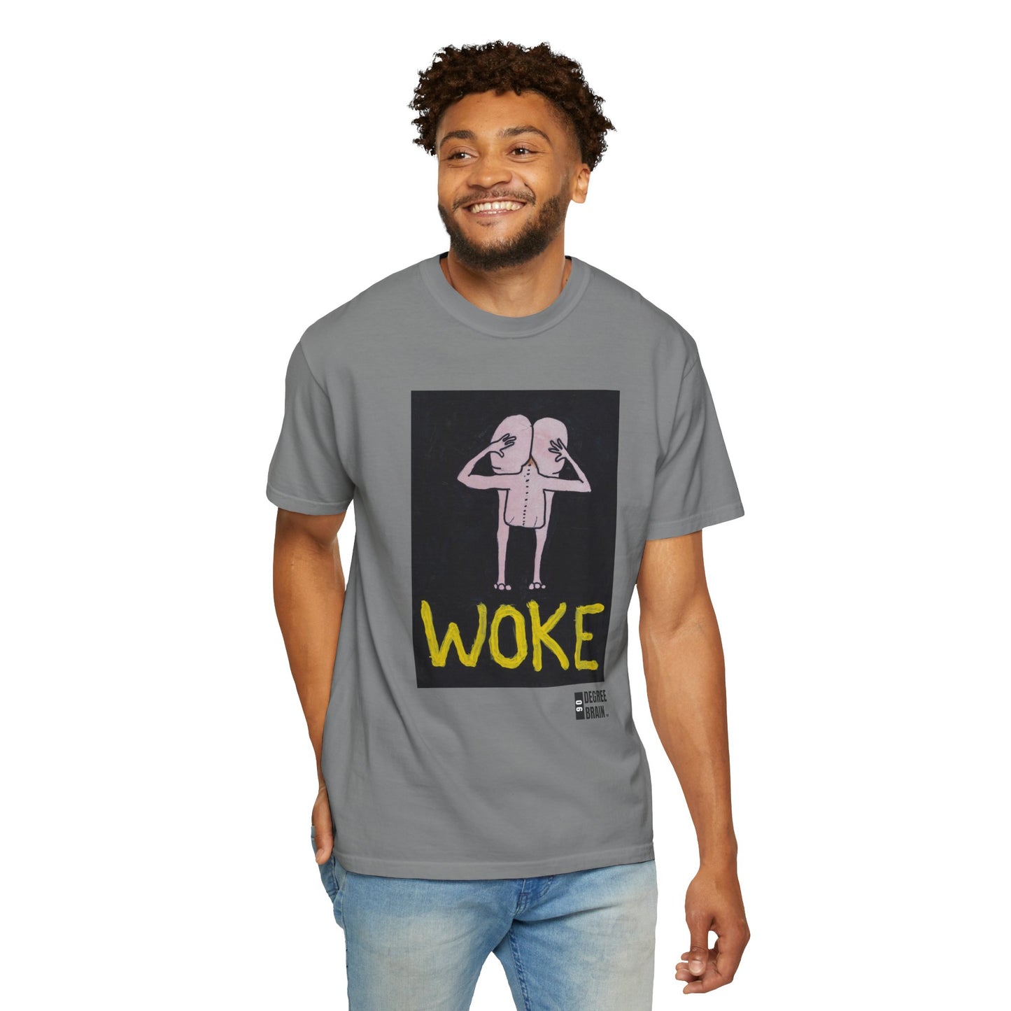 "Woke" Unisex Garment Dyed T-Shirt