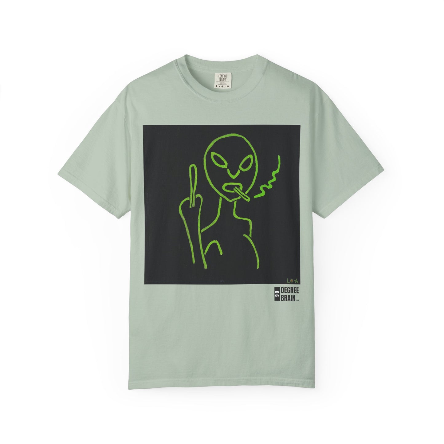"Alien Attitude" Unisex Garment Dyed T-Shirt