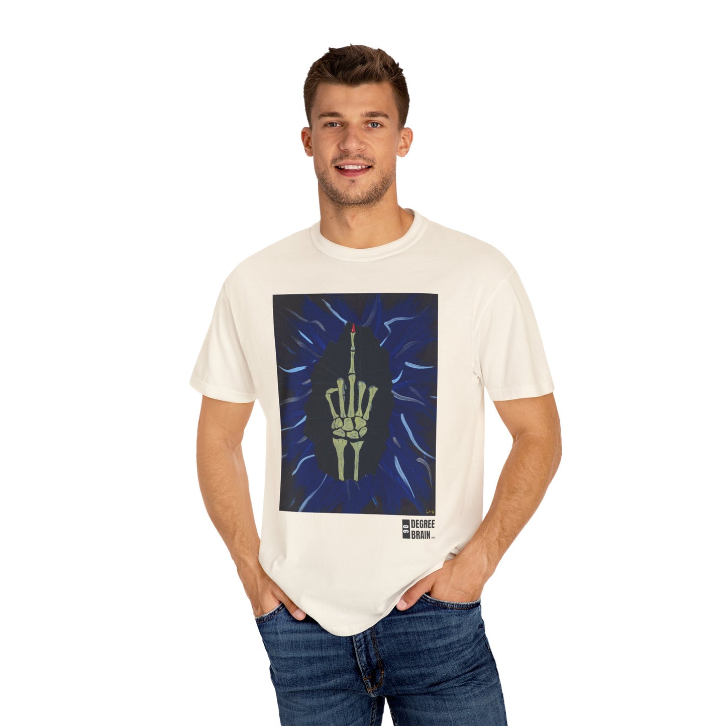 "Blue Bird" Unisex Garment Dyed T-Shirt