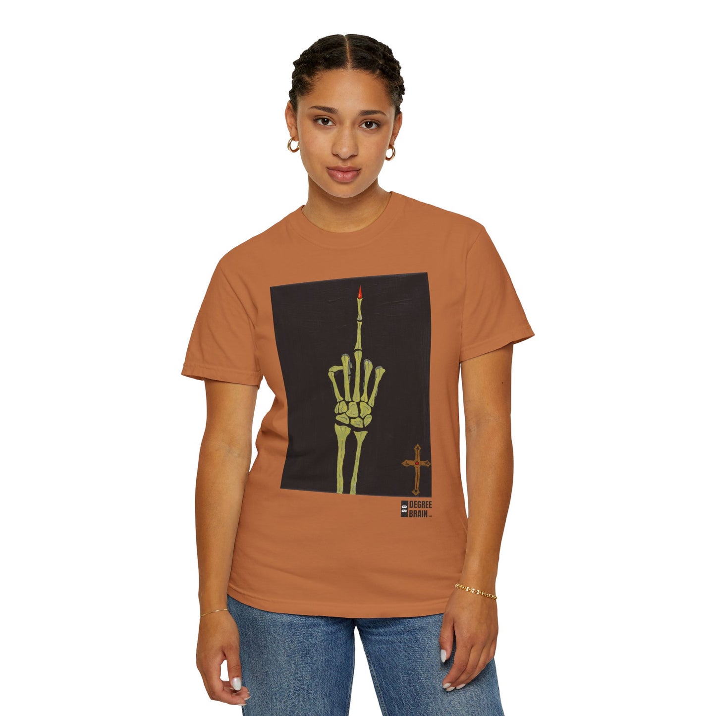 "Bird Cross" Unisex Garment Dyed T-Shirt