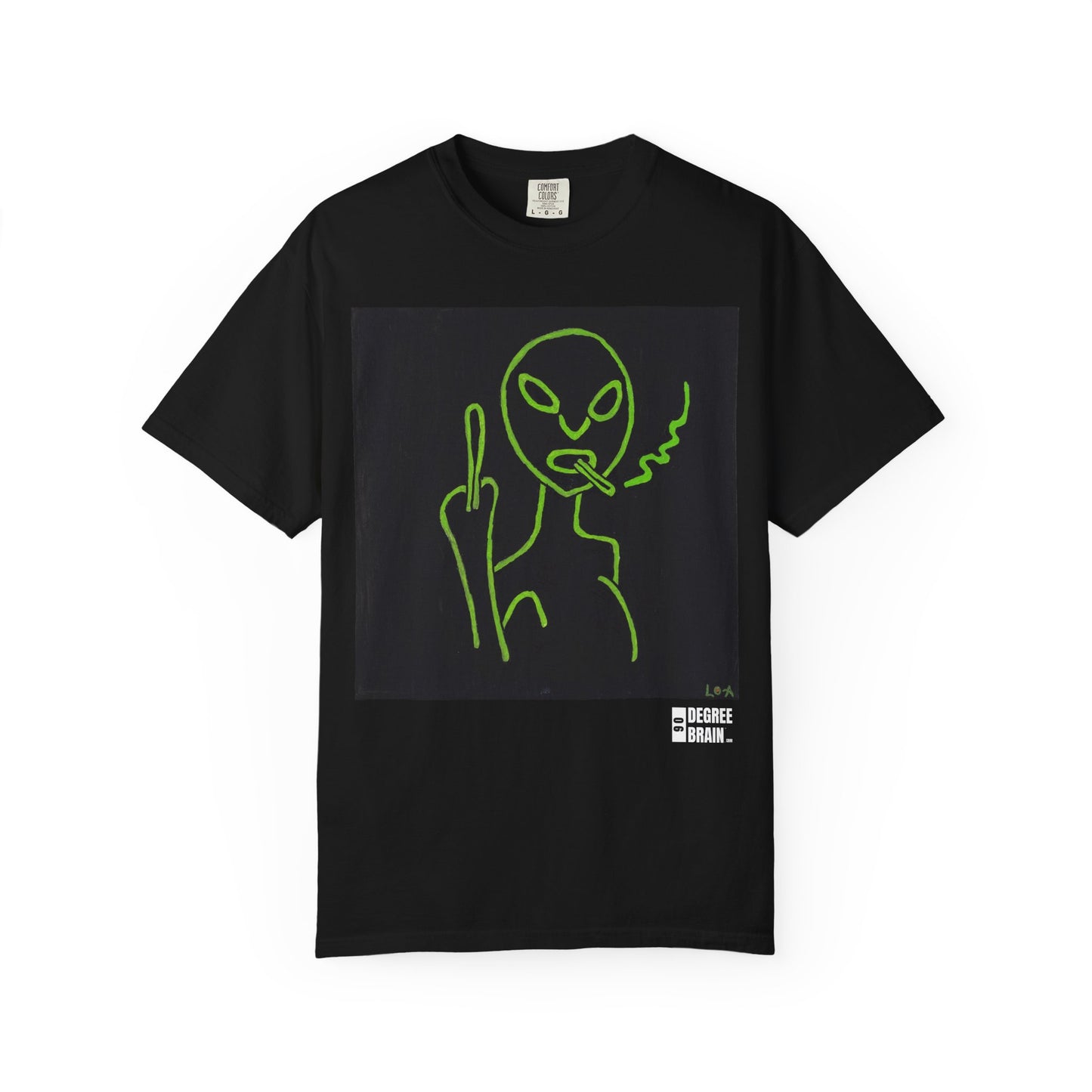 "Alien Attitude" Unisex Garment Dyed T-Shirt