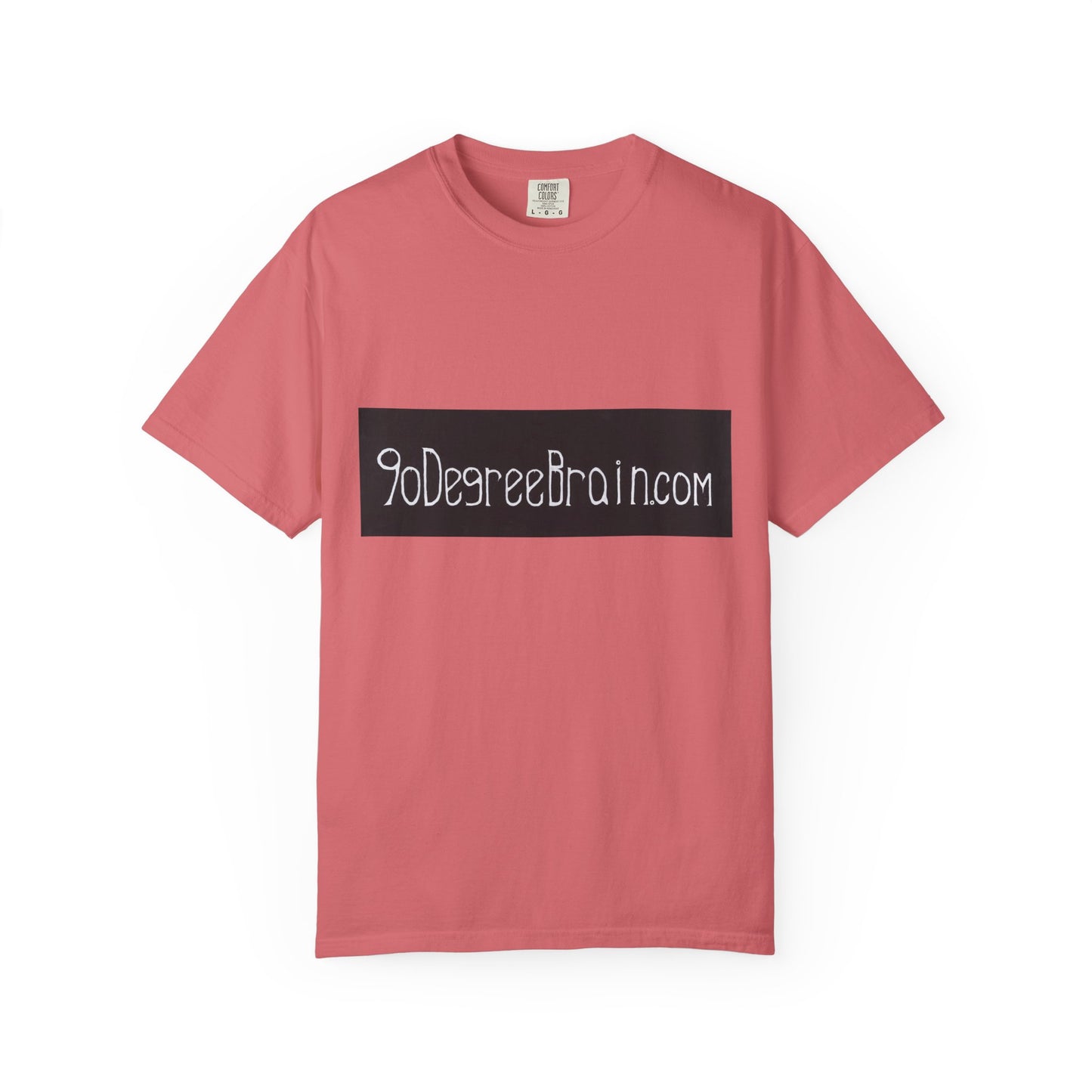 "90 Degree Brain Dot Com" Unisex Garment Dyed T-Shirt
