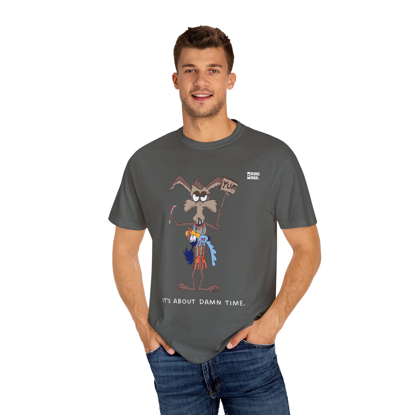 "It's About Damn Time" Unisex Garment-Dyed T-shirt