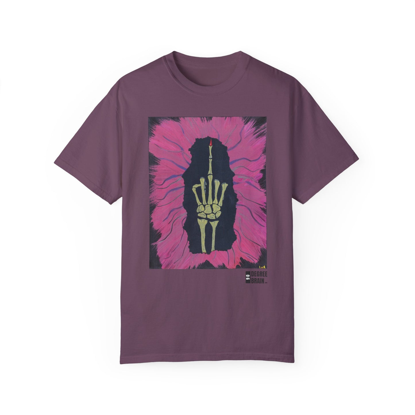 "Pink Bird" Unisex Garment Dyed T-Shirt