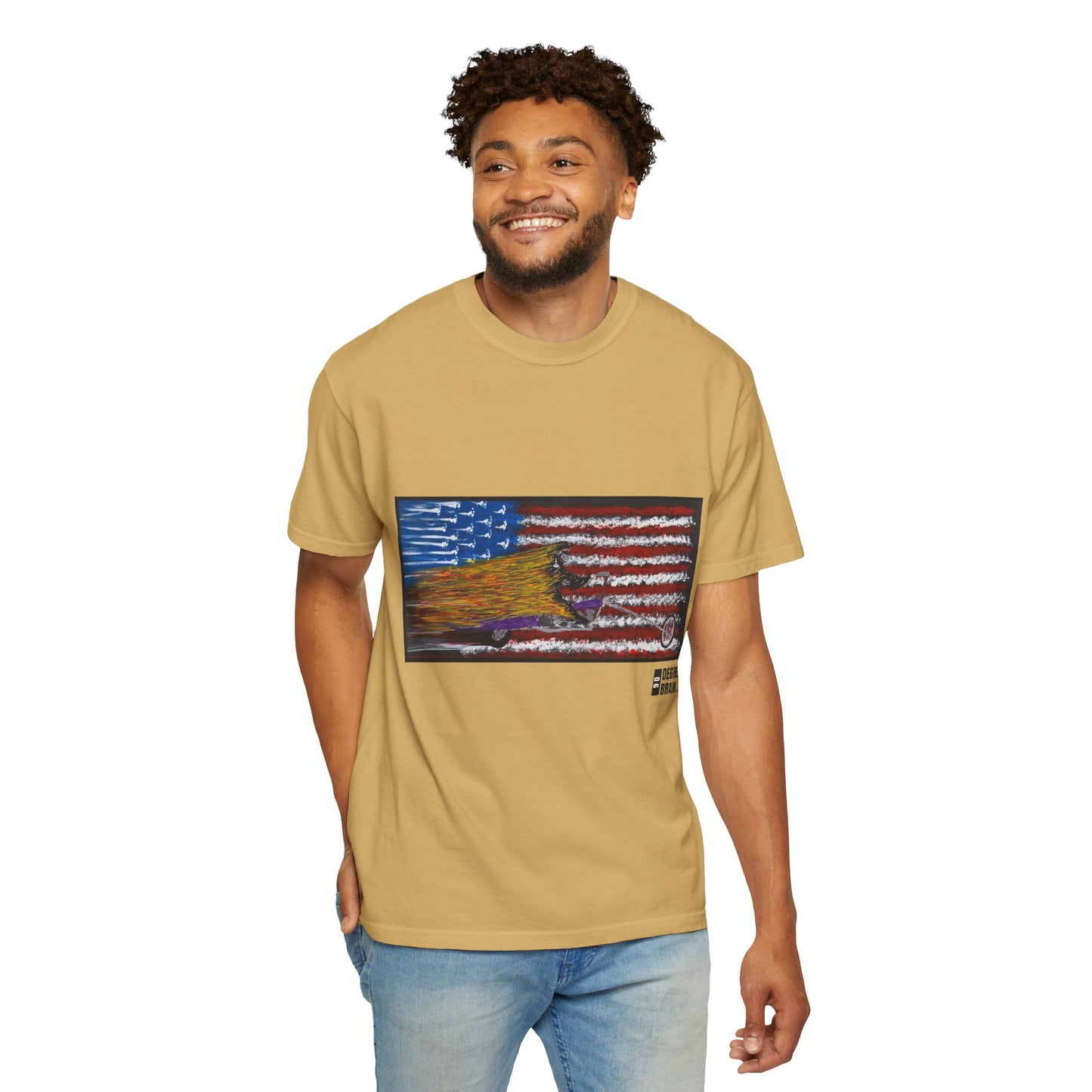 "America, F**k Yeah!" Unisex Garment Dyed T-Shirt