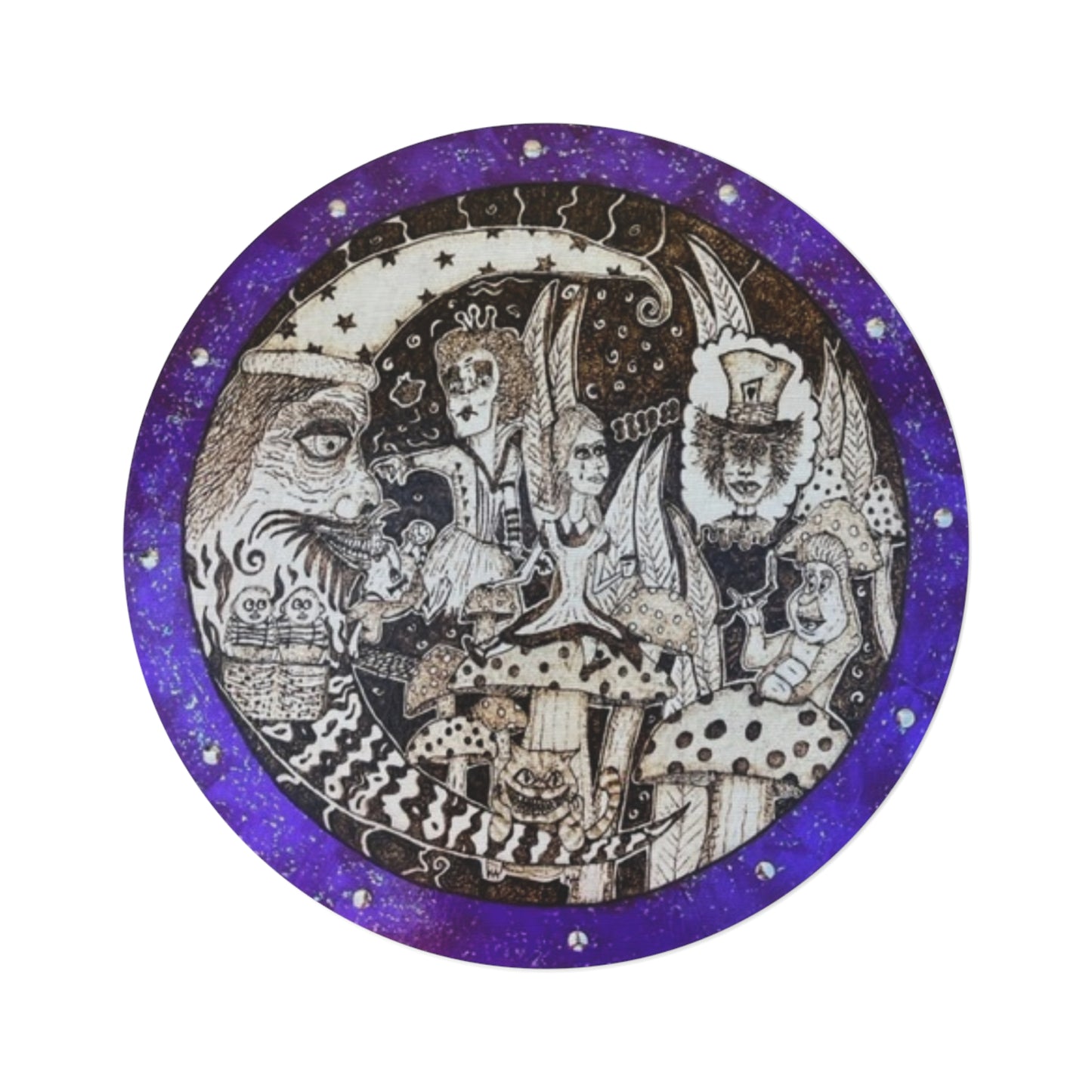 "Alice Trippin' Ball" Rug