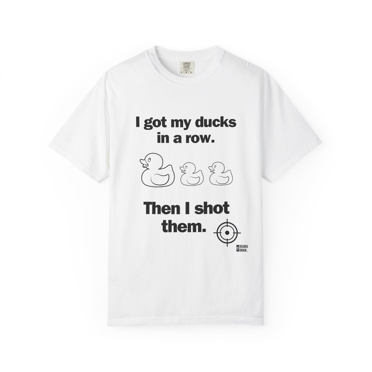 "Ducks in a Row" Unisex Garment-Dyed T-shirt