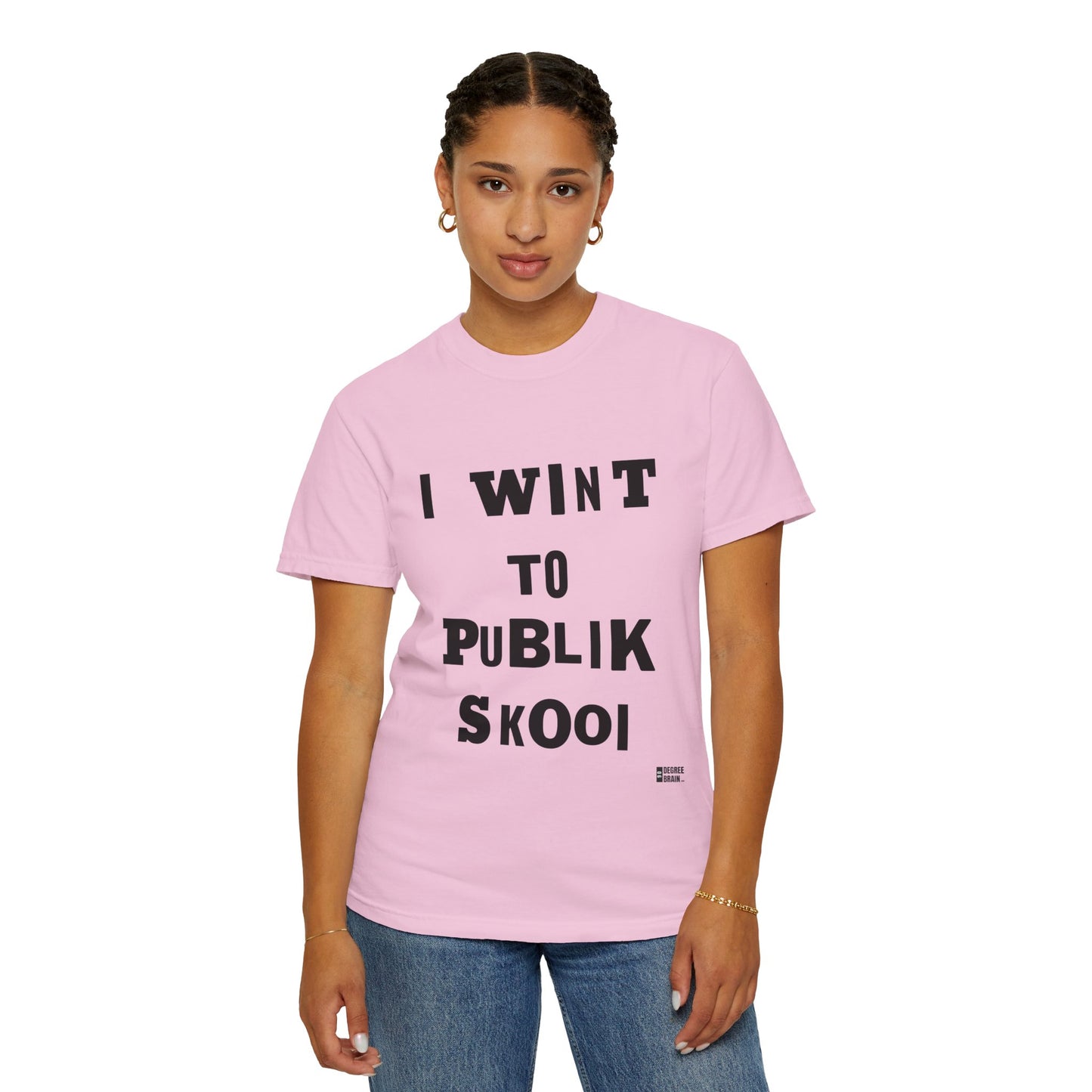 "Publik Skool" Unisex Garment-Dyed T-shirt