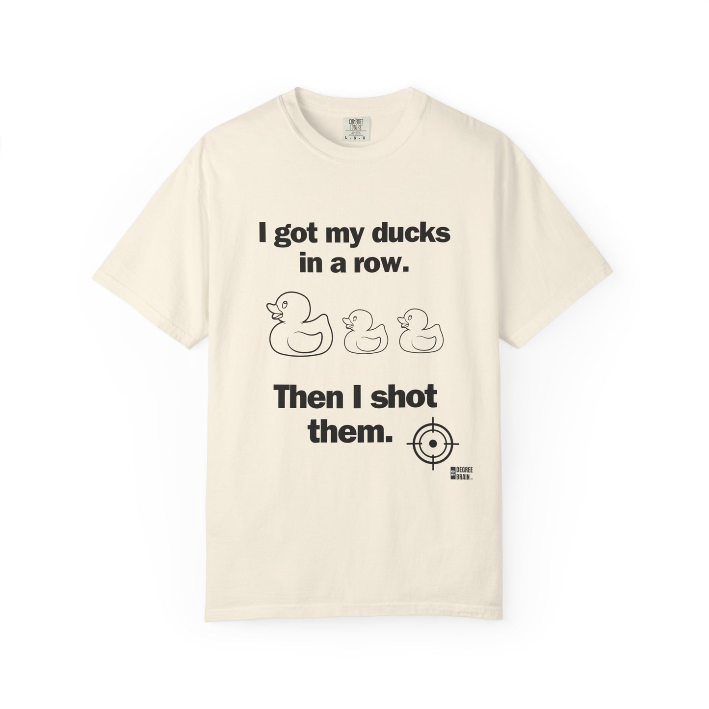 "Ducks in a Row" Unisex Garment-Dyed T-shirt