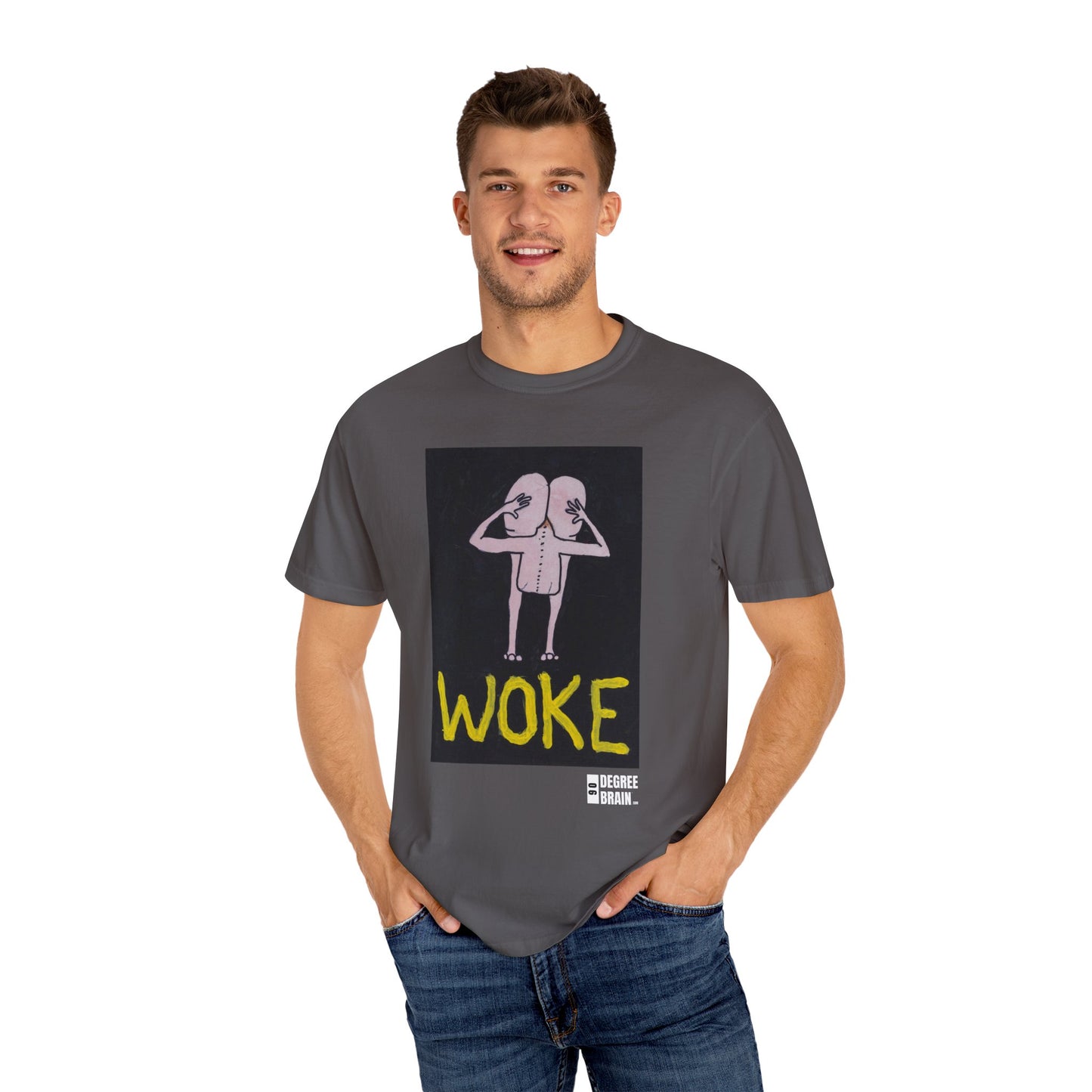 "Woke" Unisex Garment Dyed T-Shirt