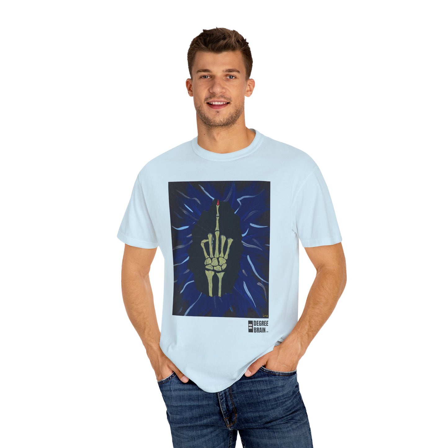"Blue Bird" Unisex Garment Dyed T-Shirt