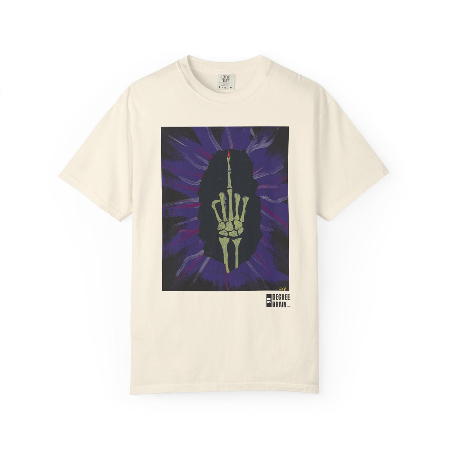 "Purple Bird" Unisex Garment Dyed T-Shirt