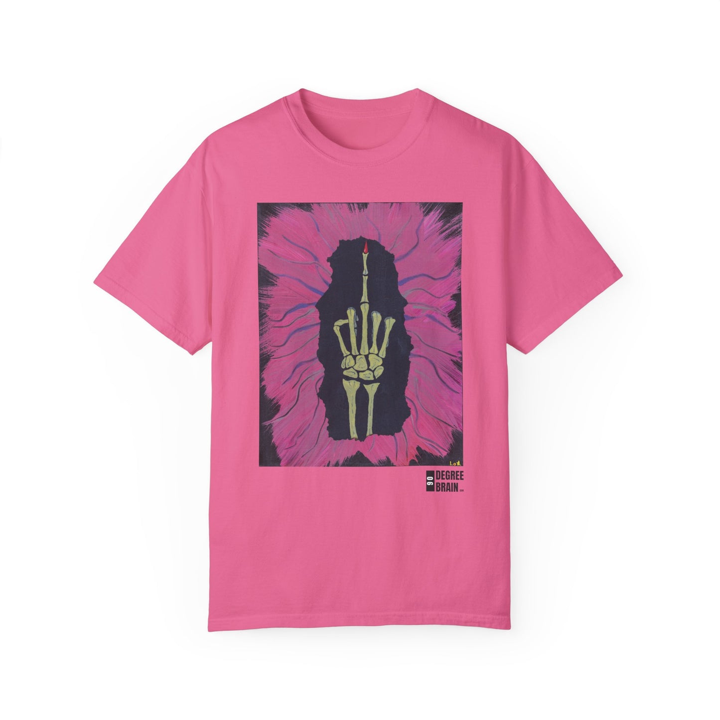"Pink Bird" Unisex Garment Dyed T-Shirt