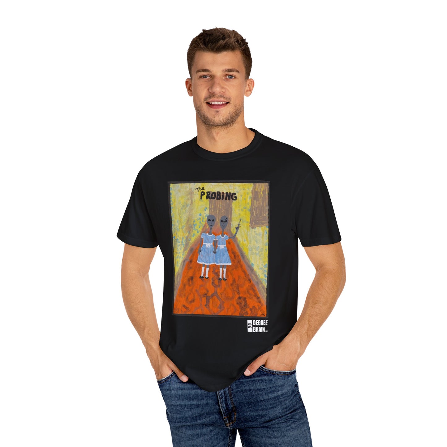 "The Probing" Unisex Garment-Dyed T-shirt