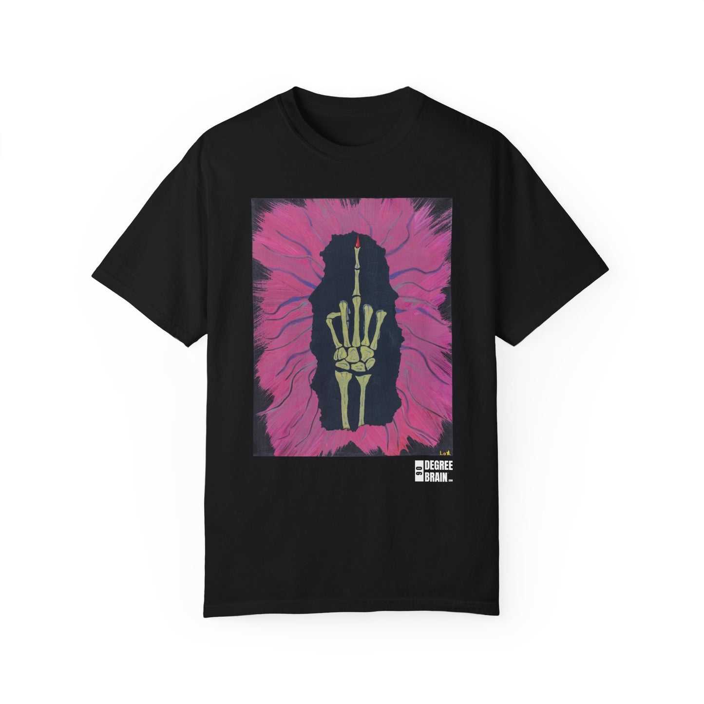 "Pink Bird" Unisex Garment Dyed T-Shirt