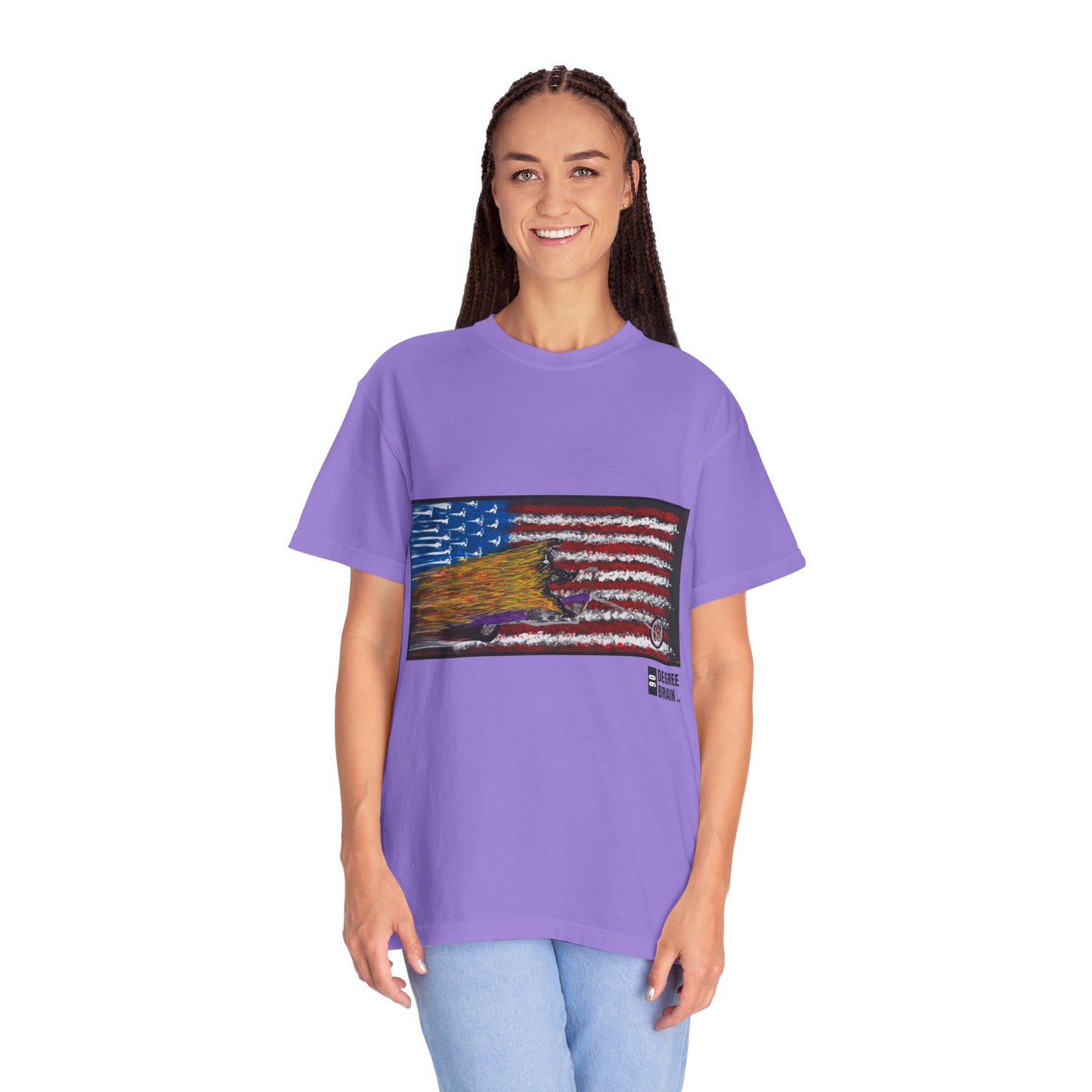 "America, F**k Yeah!" Unisex Garment Dyed T-Shirt