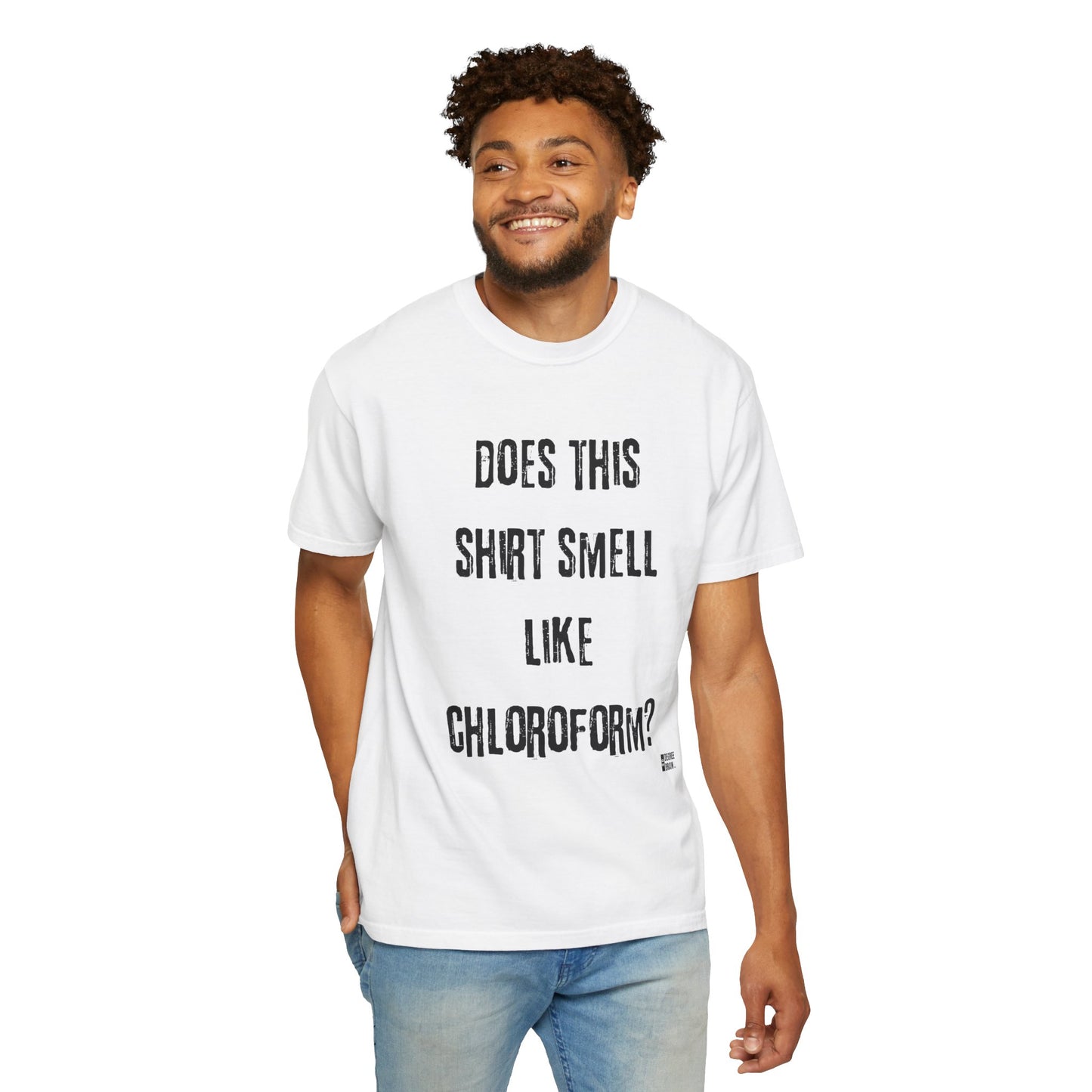 "Chloroform" Unisex Garment-Dyed T-shirt